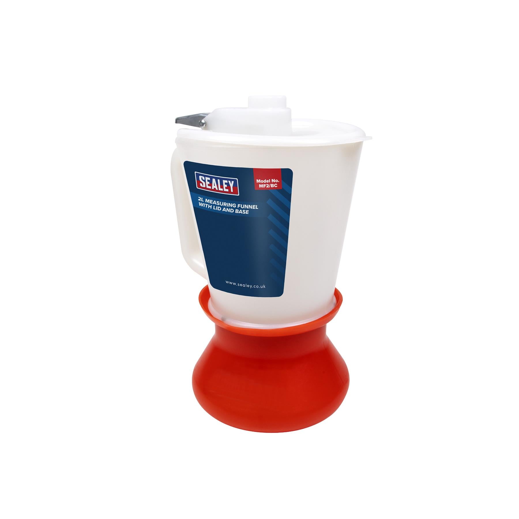 Sealey Measuring Funnel with Lid and Base 2L