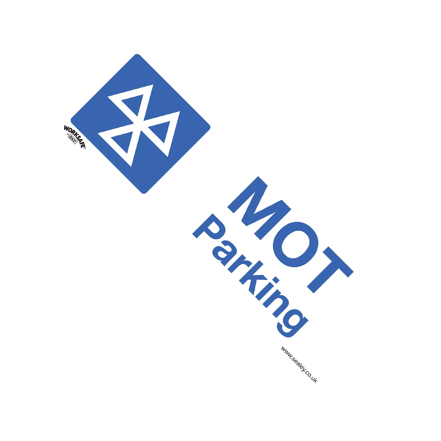 Warning Safety Sign - MOT Parking - Rigid Plastic