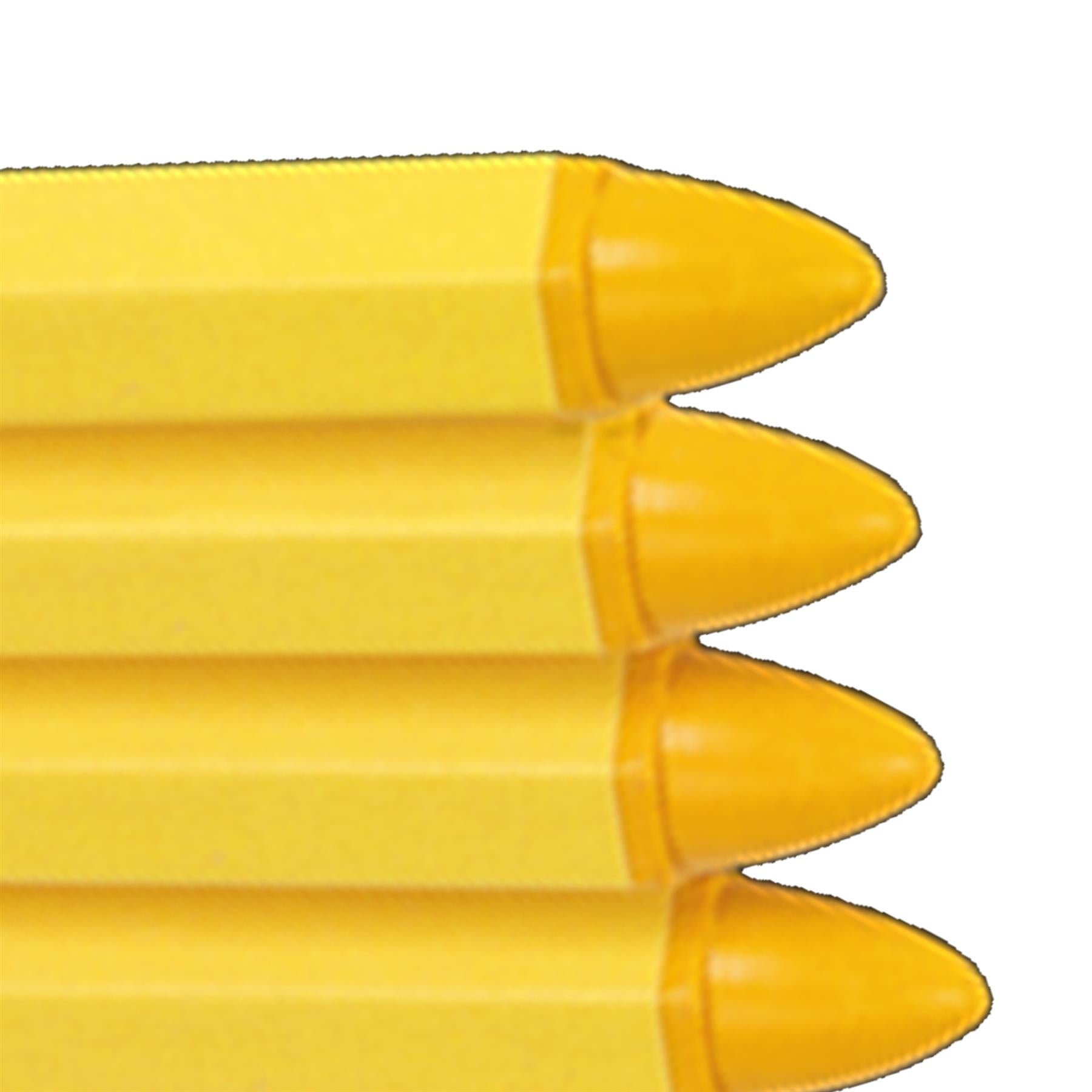Sealey Tyre Marking Crayon - Yellow Pack of 6