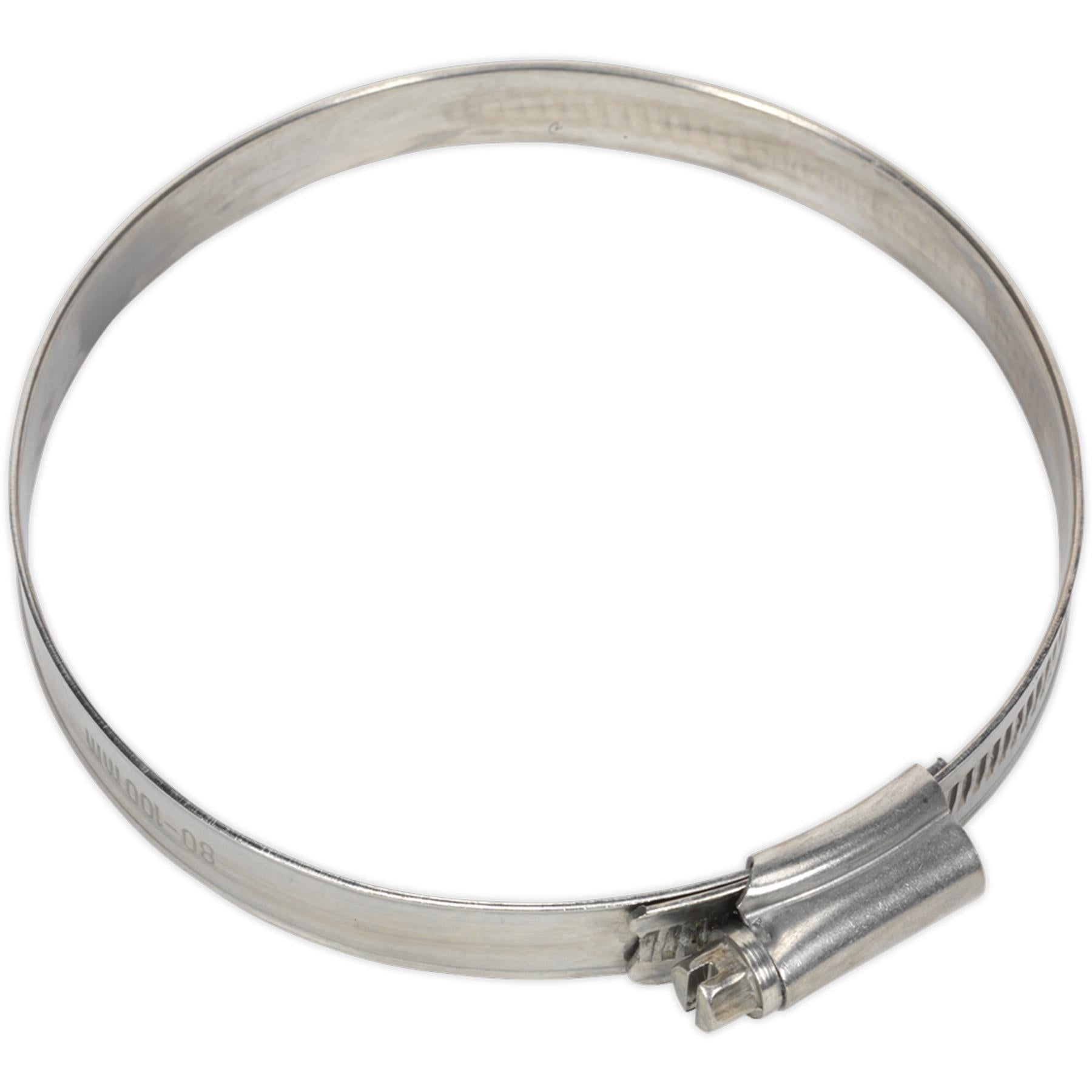 Sealey Hose Clip Stainless Steel 80-100mm Pack of 5
