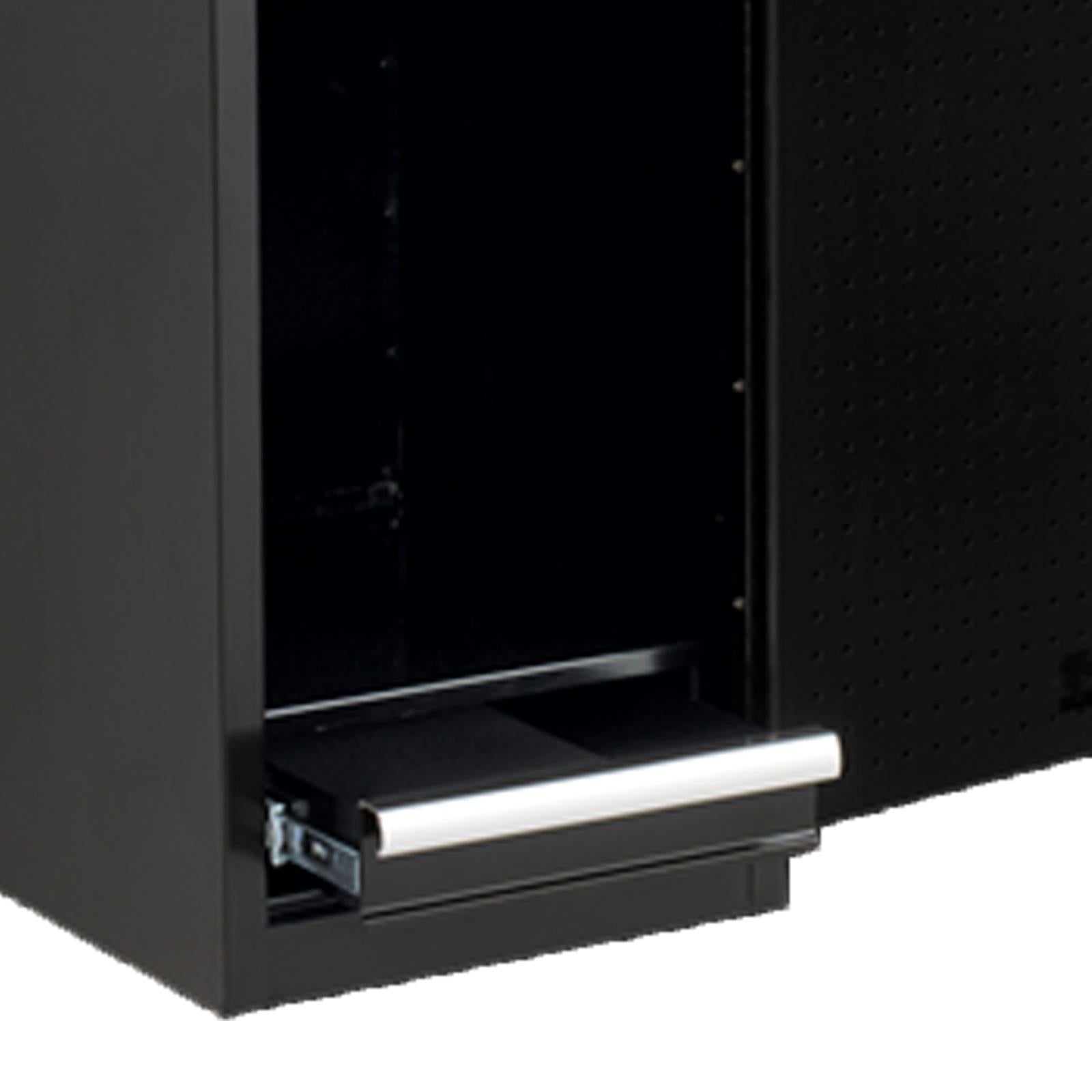 Sealey AP33519B Metal Tool Box Hang On Locker Side Cabinet Black with Drawer