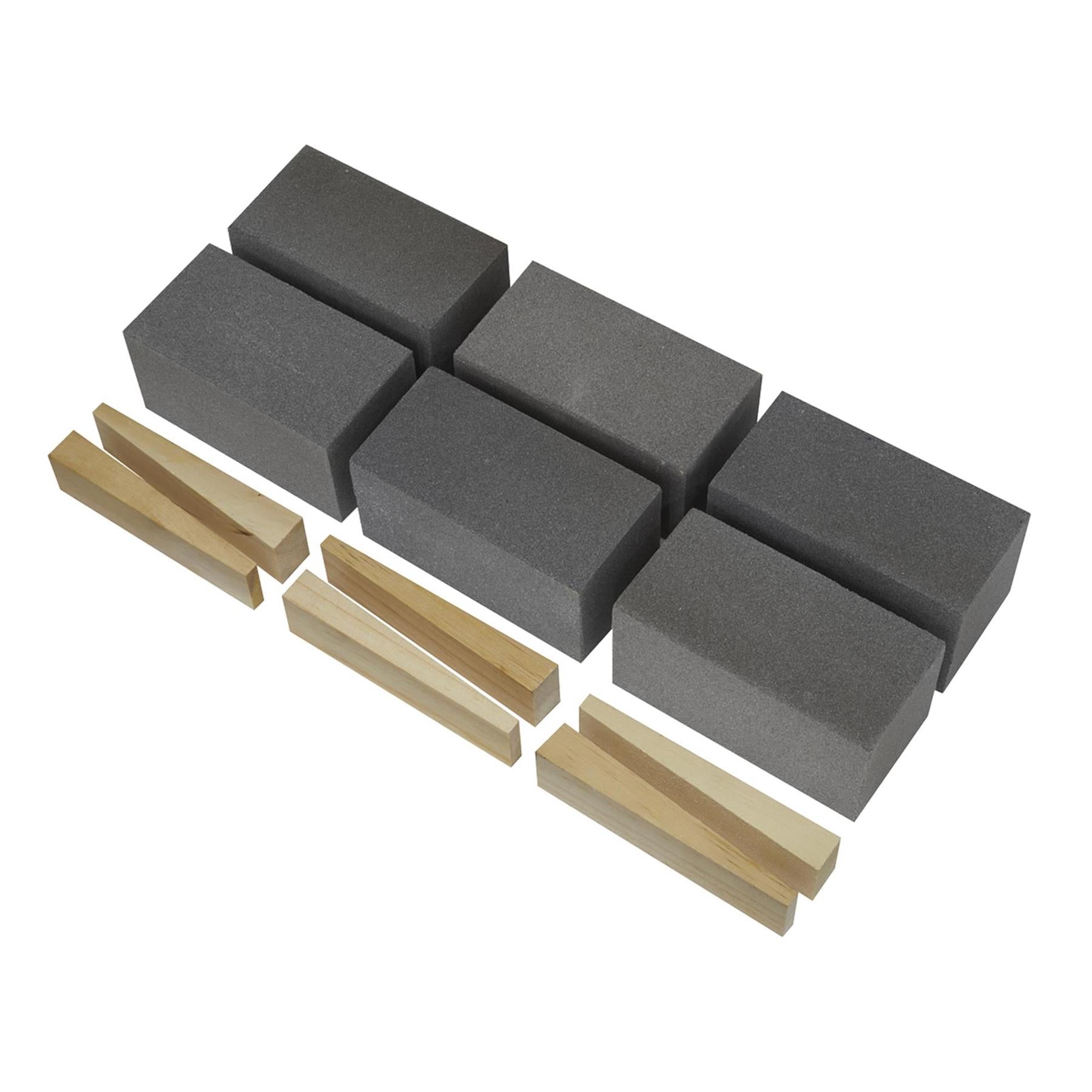 Sealey Floor Grinding Block 50 x 50 x 100mm 120Grit - Pack of 6