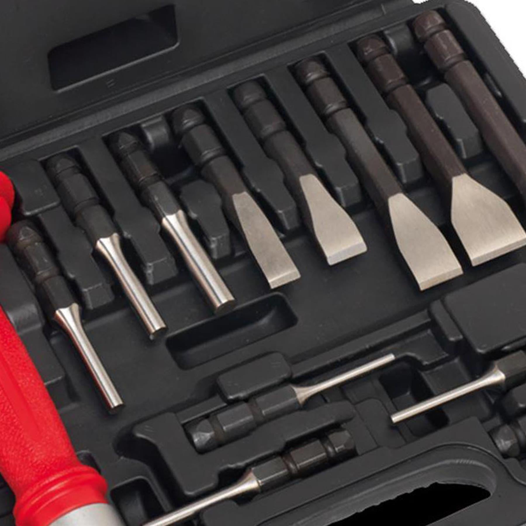 Sealey Interchangeable Punch & Chisel Set 13pc