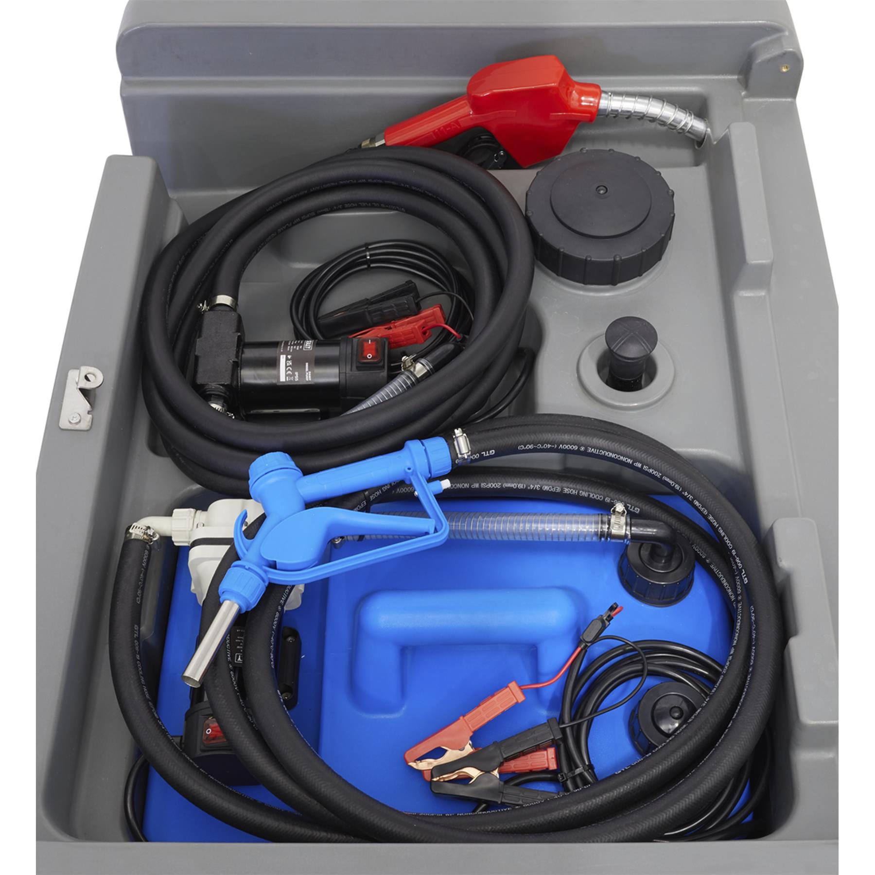 Sealey Combi Fuel Tank 400L/50L Portable Not suitable for petrol.
