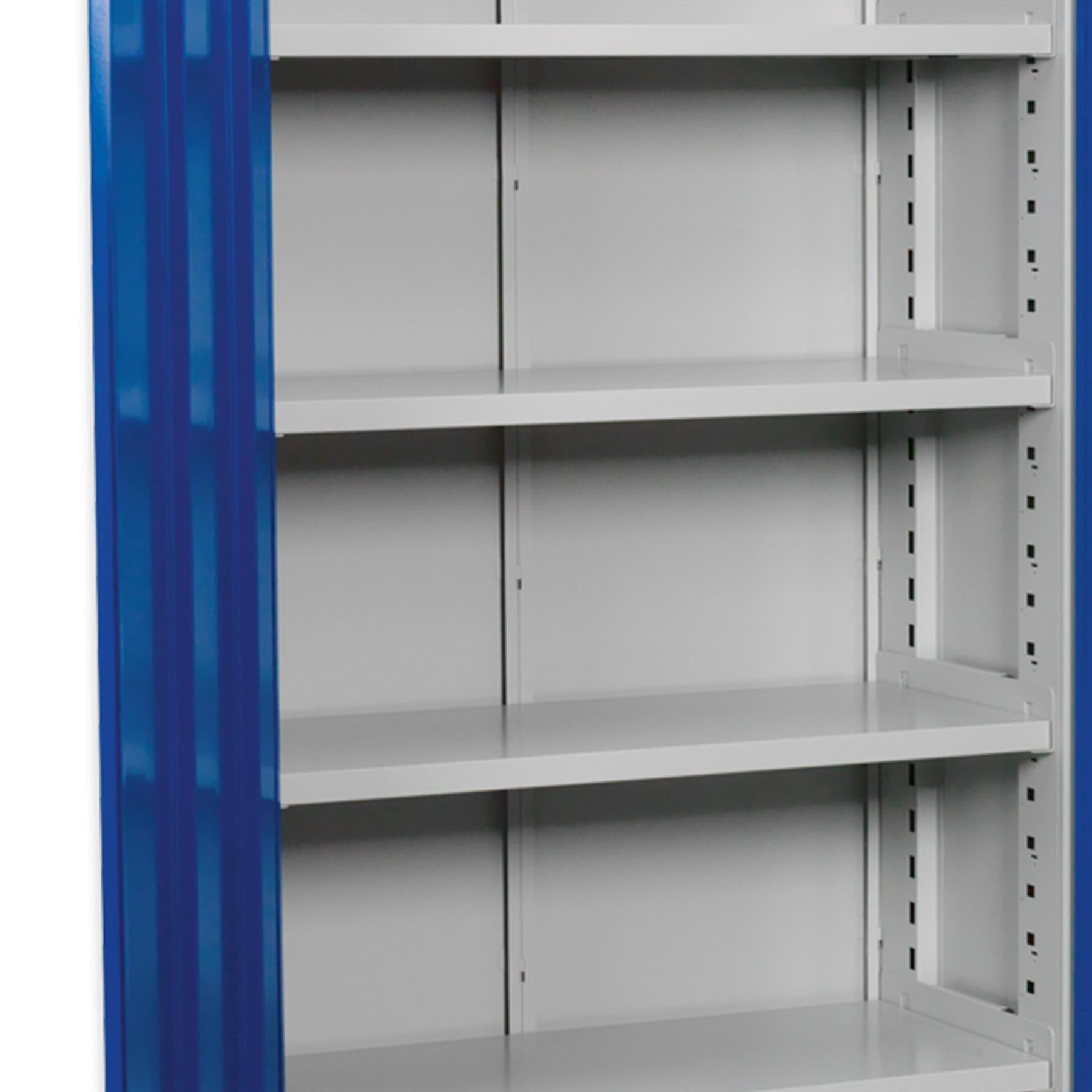 Sealey Industrial Cabinet 4 Shelf 1800mm double door, freestanding