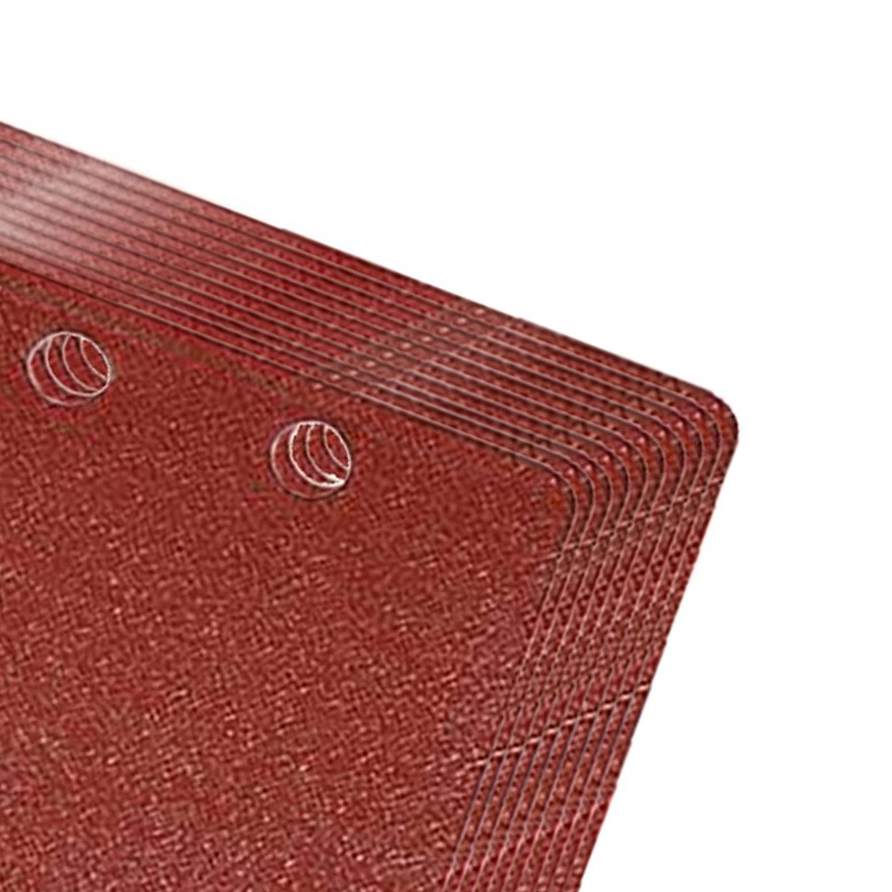 10 x 1/3 Punched Sanding Sheets, 93 x 190mm Sandpaper Pads Sander Hook and Loop 80 Grit