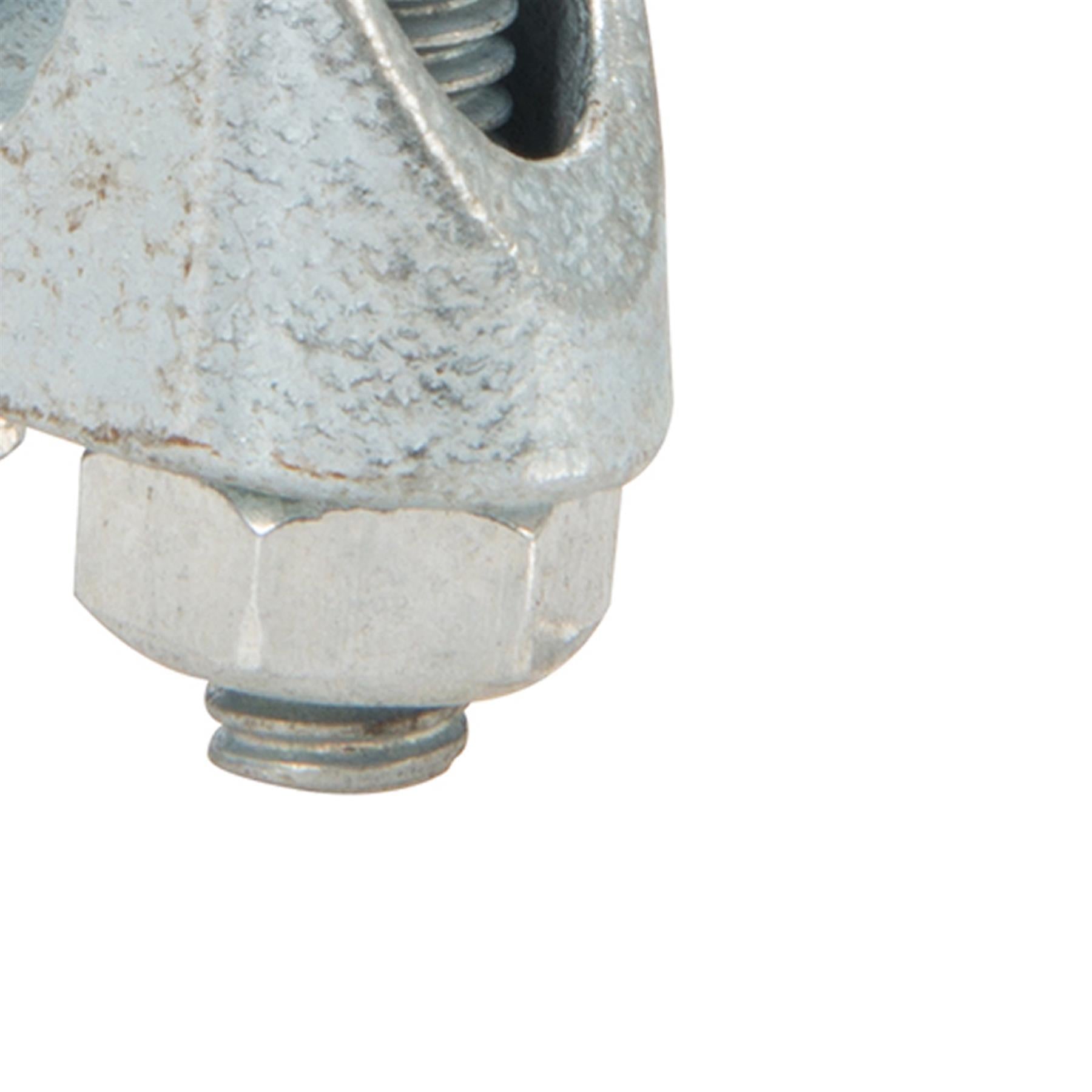 Wire Rope Grips Clamps M10 U Bolts Fitting Cable Cord Tie Heavy Duty Steel Metal