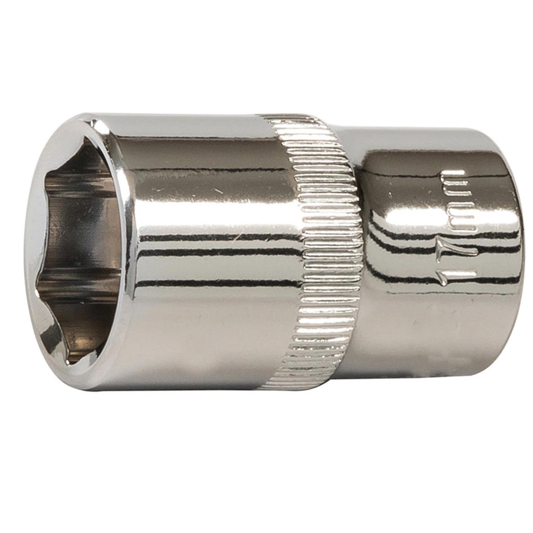 Socket 1/2" Drive Metric Hex Square 17mm Individual Hex Polished Crv Quality