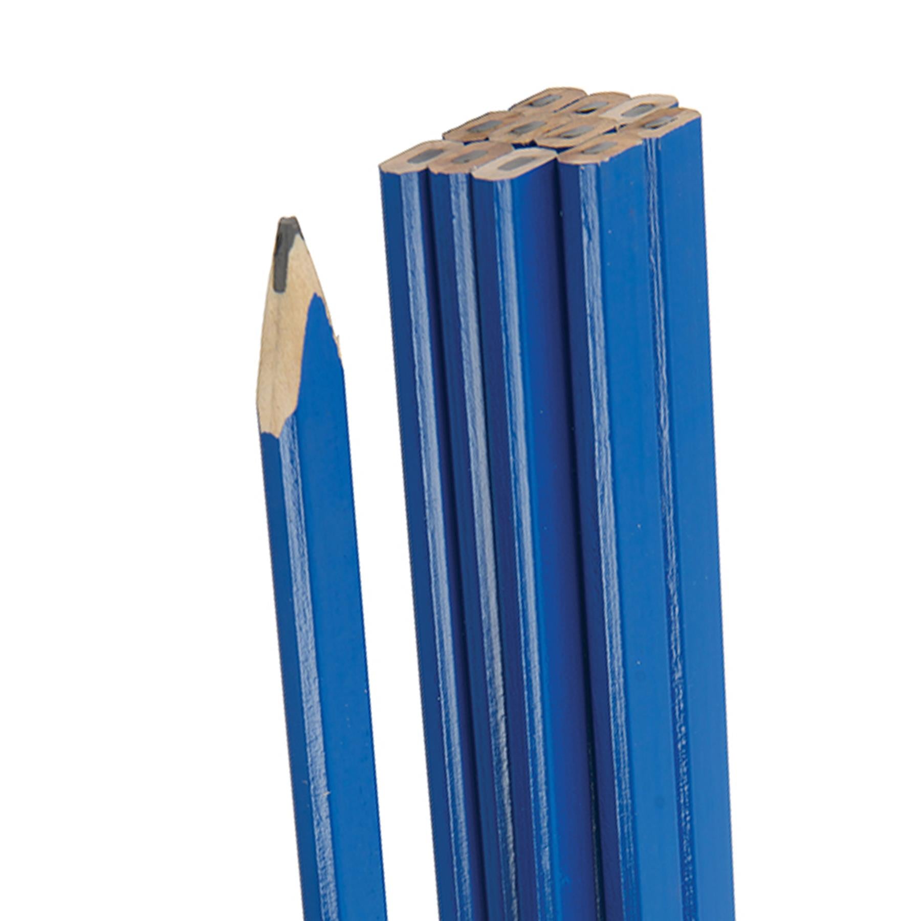 Carpenters Pencils and free Sharpener - Set of 13 joiners wood work