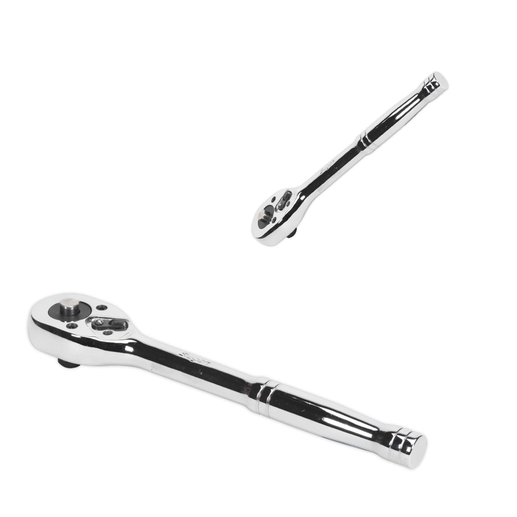 Sealey Ratchet Wrench 3/8"Sq Drive Pear-Head Flip Reverse