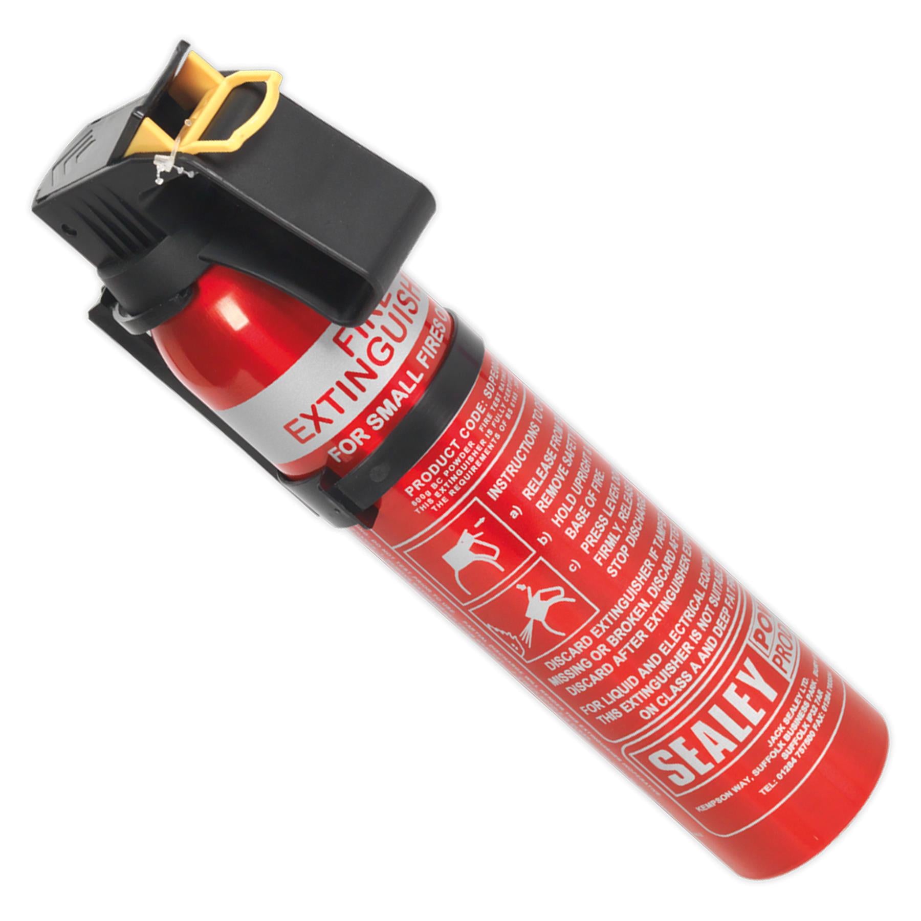 Sealey Fire Extinguisher 0.6kg Dry Powder - Disposable