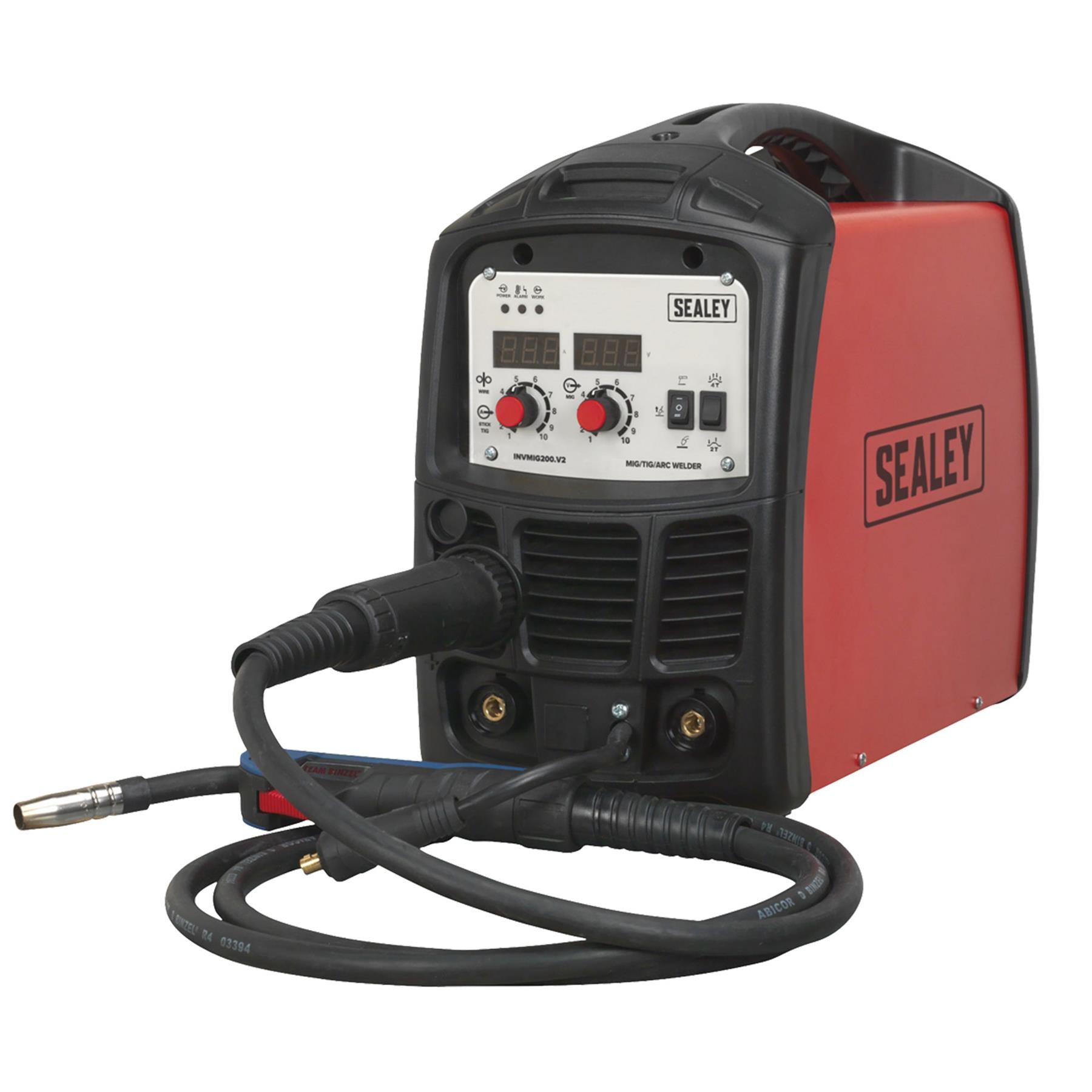 Sealey Inverter Welder MIG, TIG & MMA 200A Stainless steel, cooper, nickel,