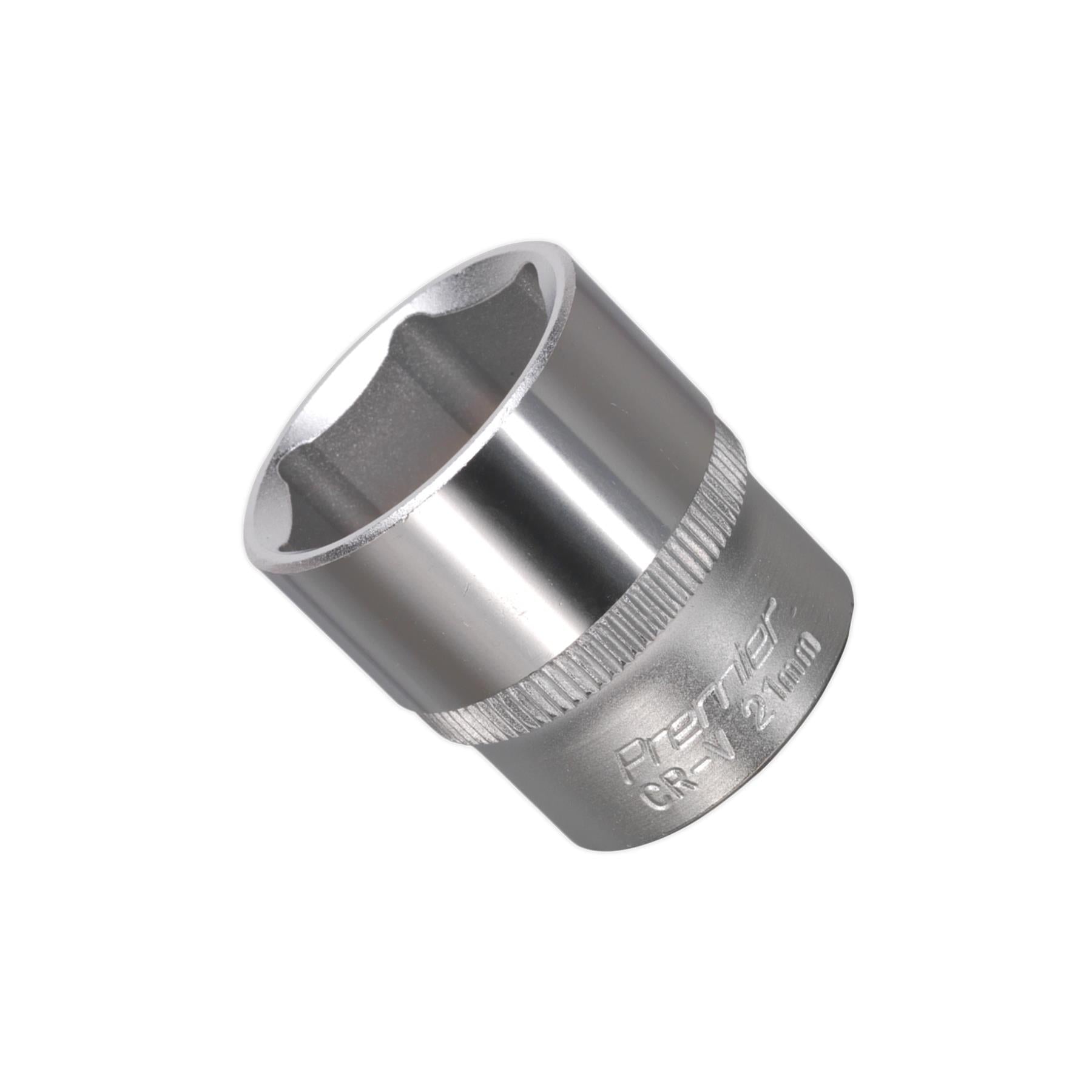 Sealey WallDrive Socket 21mm 3/8"Sq Drive