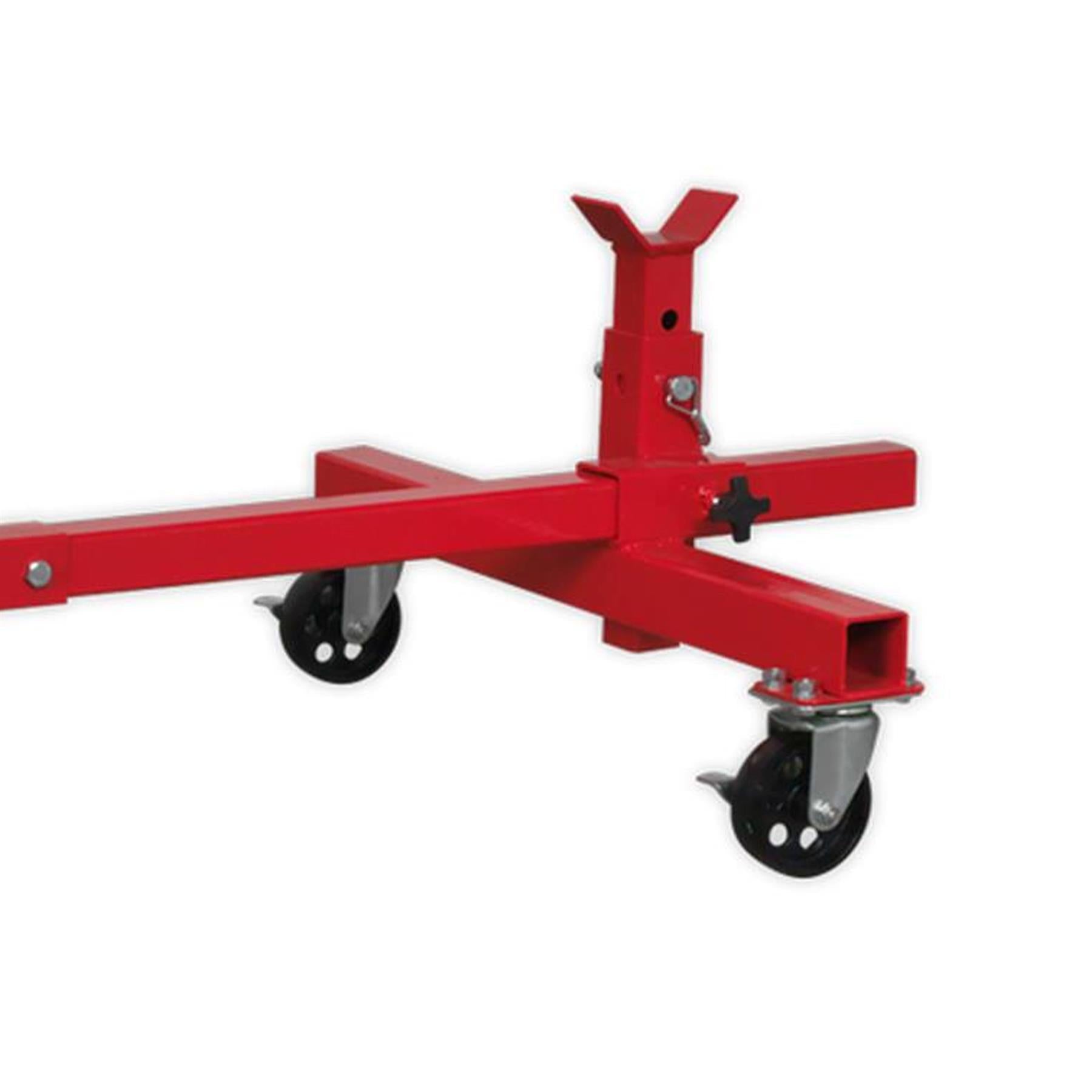 Sealey Vehicle Moving Dolly 2 Post 900kg Heavy-Duty Steel Frame