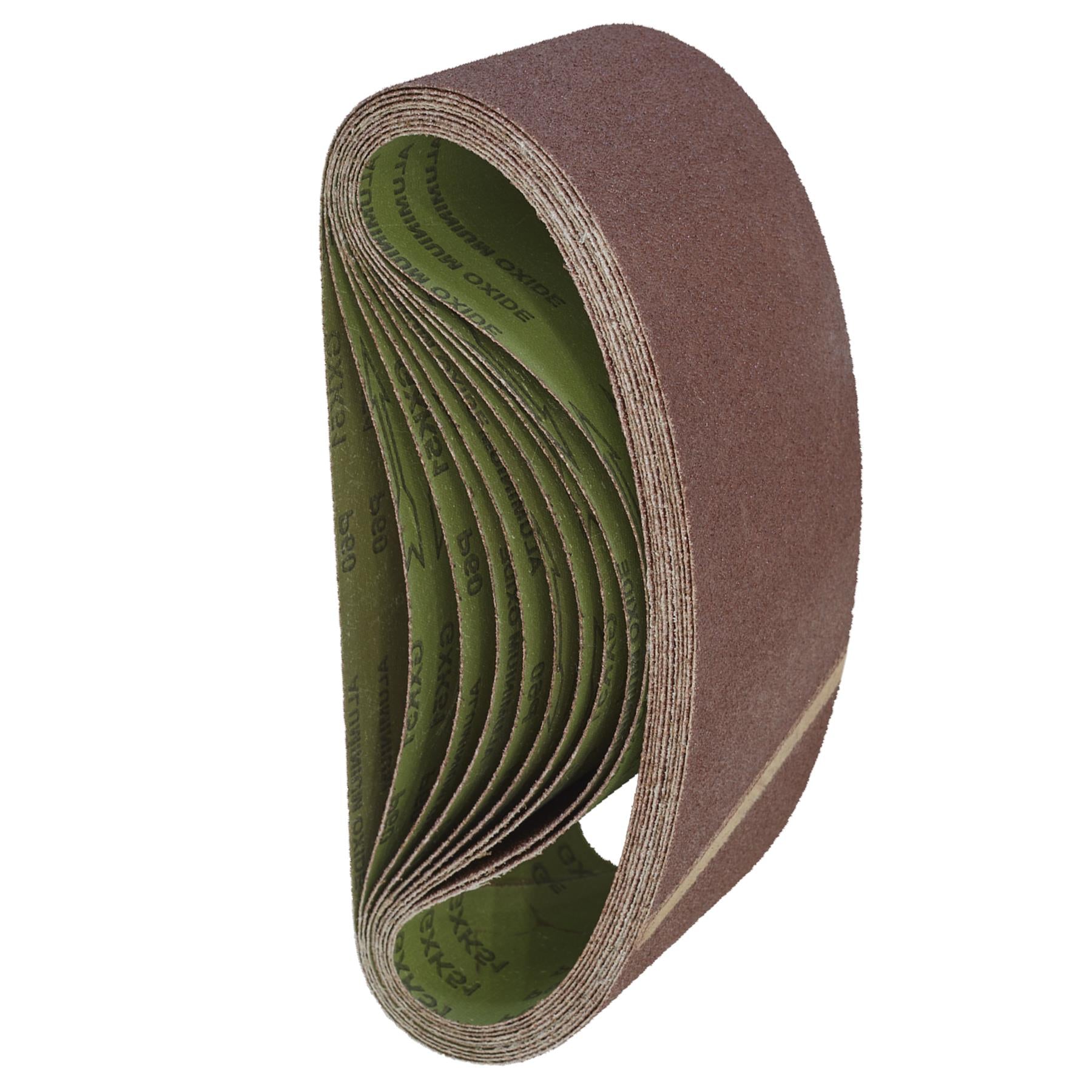 Sanding Belt 100 x 610mm 60Grit - Pack of 10.Aluminium oxide resin bonded.Sealey