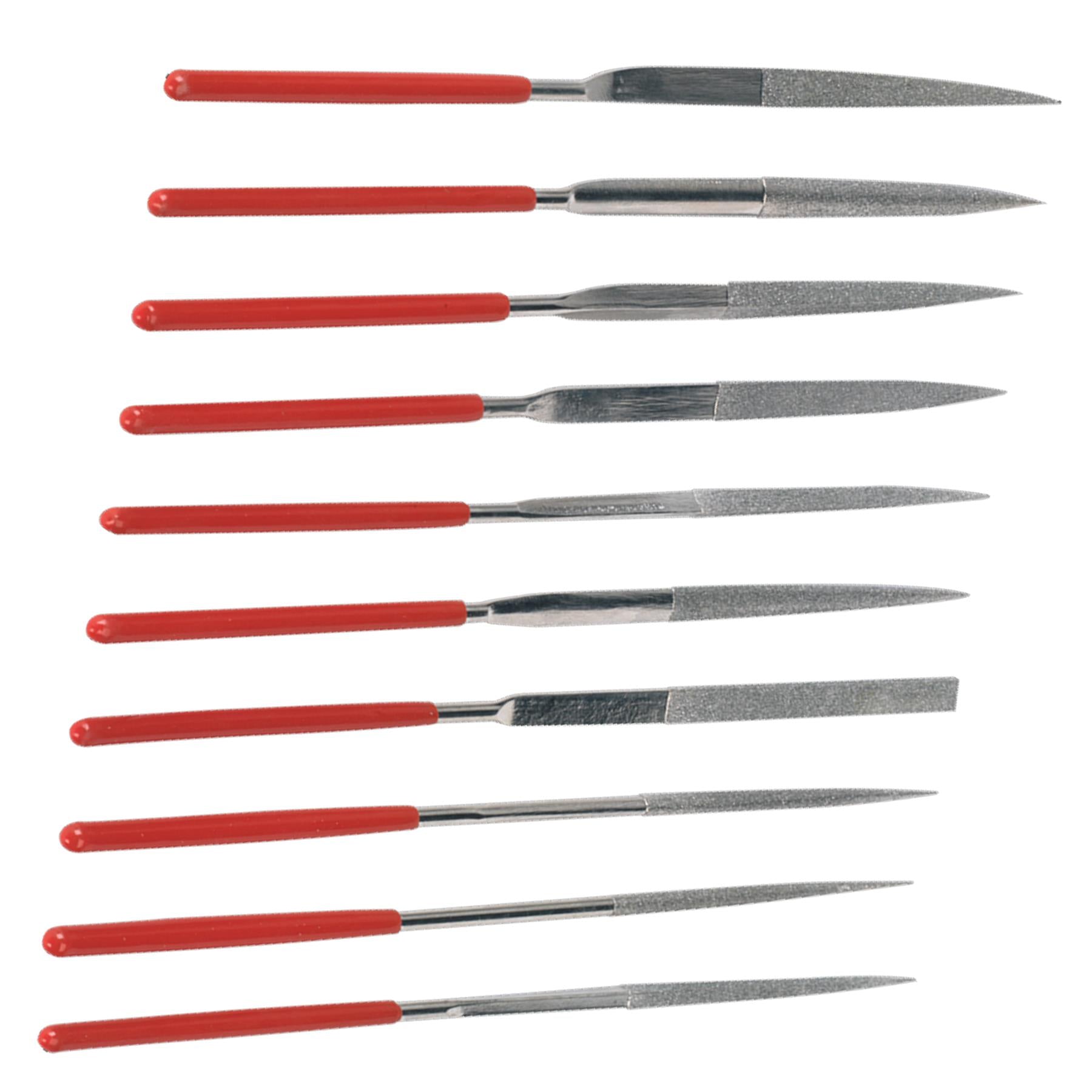 Sealey Diamond Needle File Set 10pc Extra comfort Lifetime guarantee
