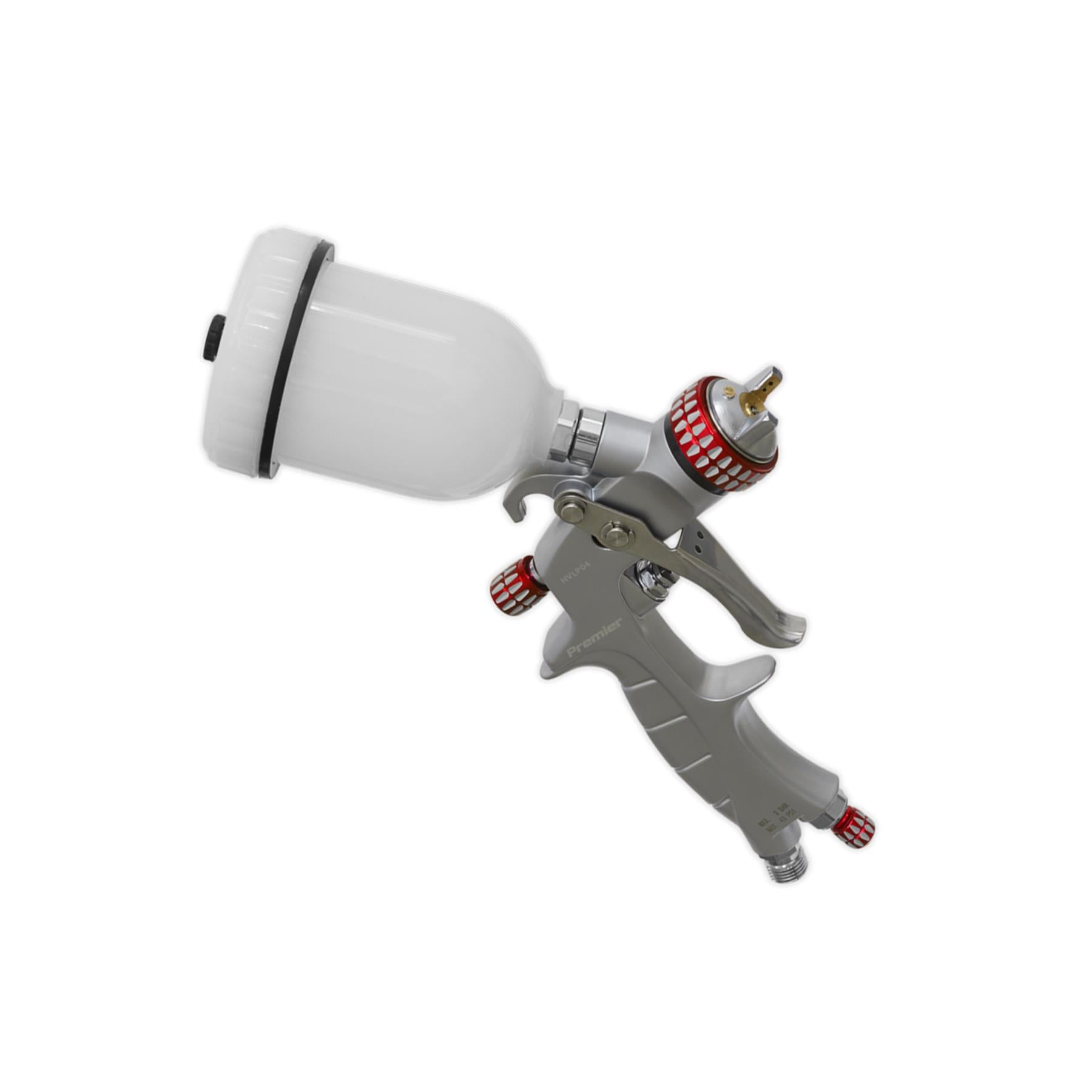 Sealey HVLP Gravity Feed Touch-Up Spray Gun 1mm Set-Up