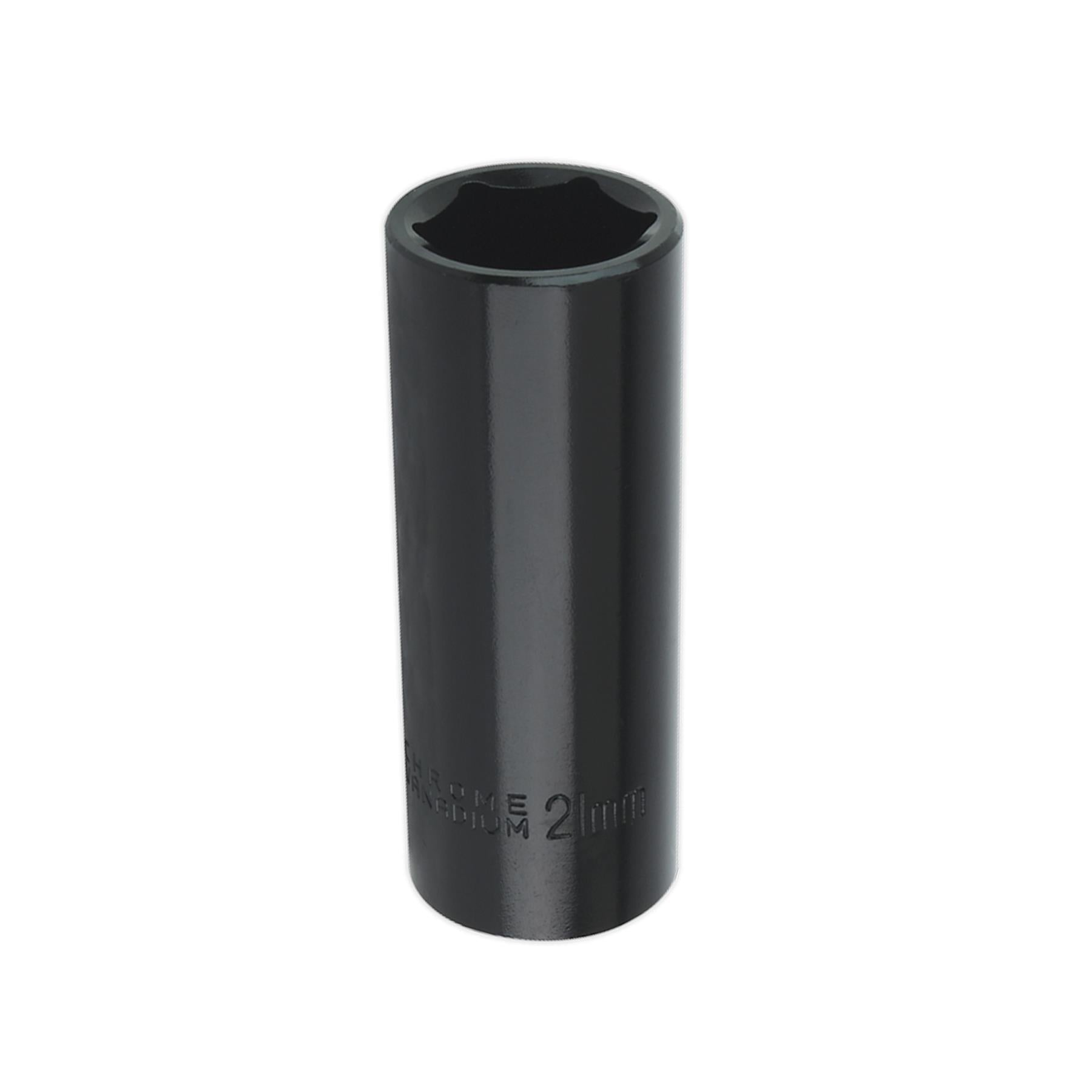 Sealey Impact Socket 21mm Deep 1/2"Sq Drive
