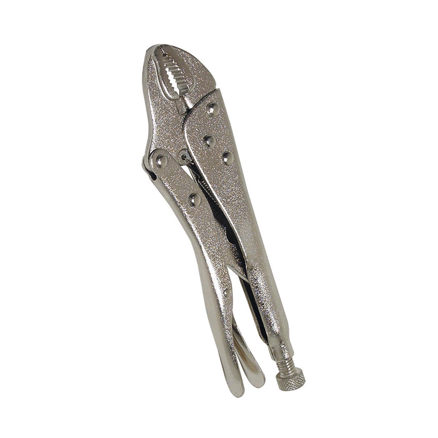 Self Locking Pliers - 220mm Curved Easy Screw Adjustment For Controlled Grip
