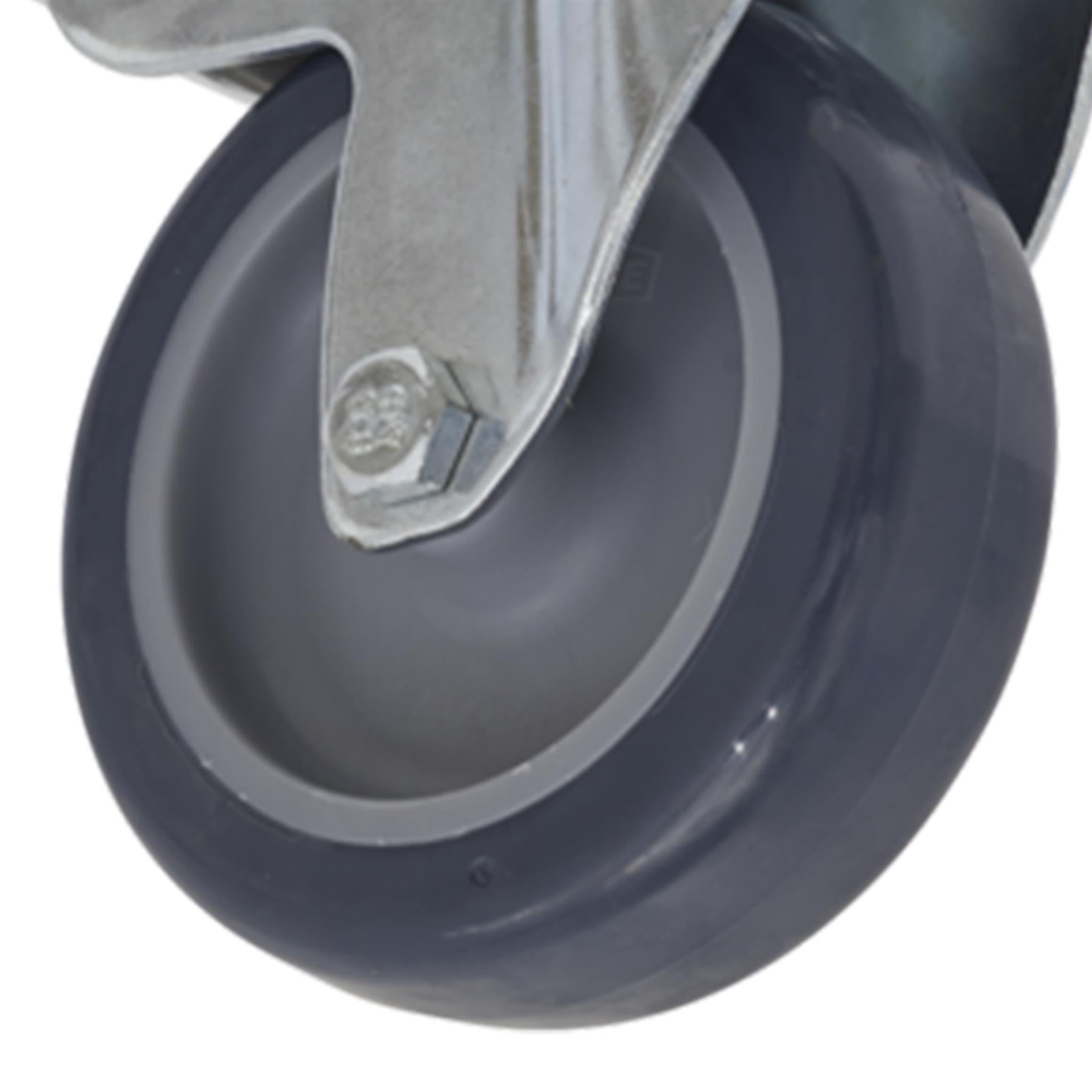 Sealey Castor Wheel Swivel Plate with Total Lock 75mm