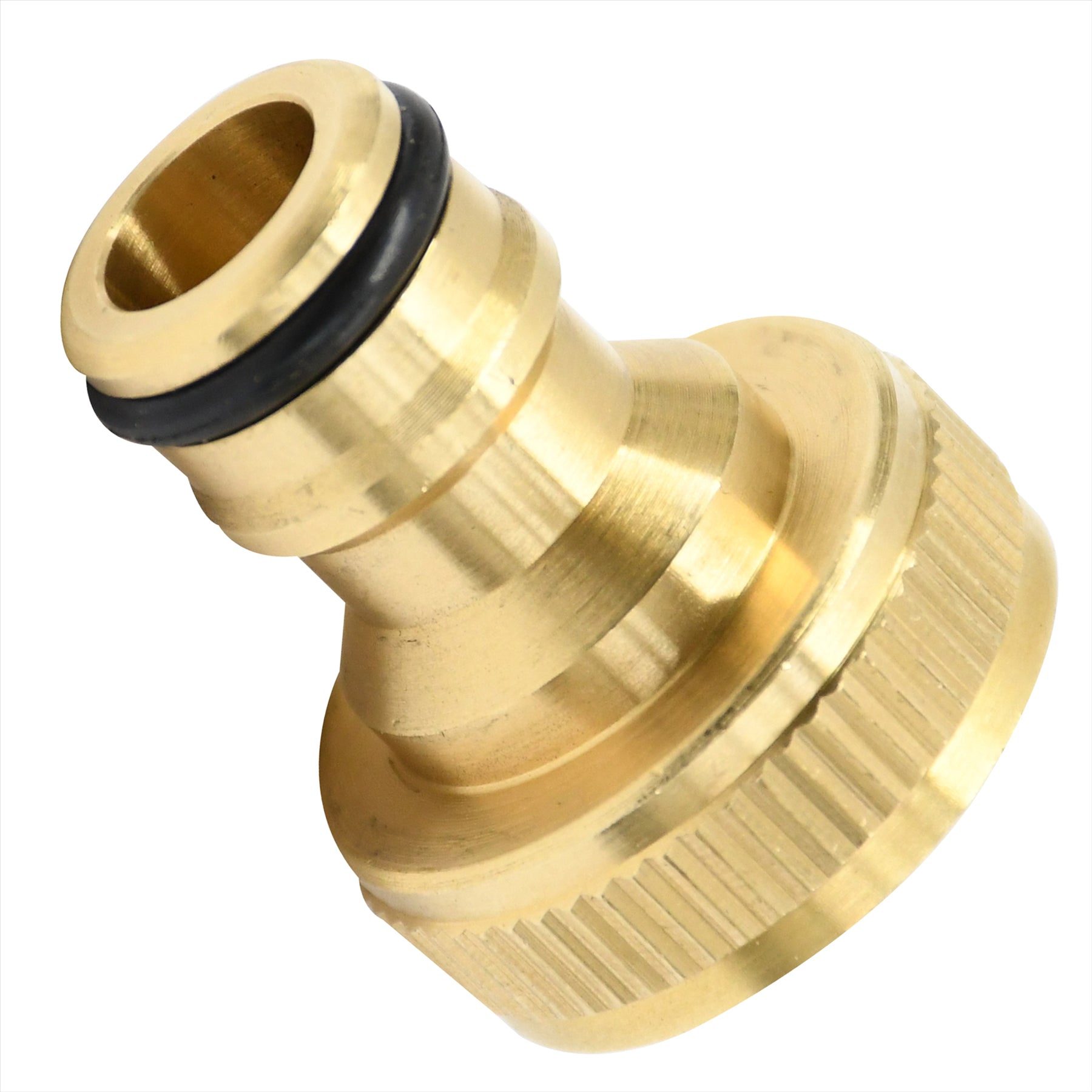 3/4" SOLID BRASS GARDEN HOSE PIPE TAP ADAPTOR HOSEPIPE CONNECTOR INNER THREAD
