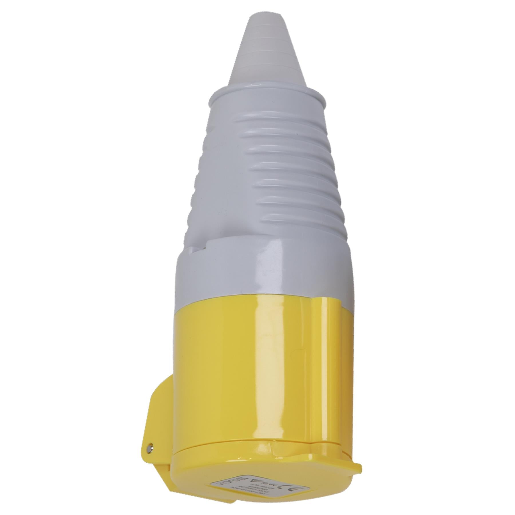 Yellow Socket 110V Socket for use with 2P+E connectors Sealey