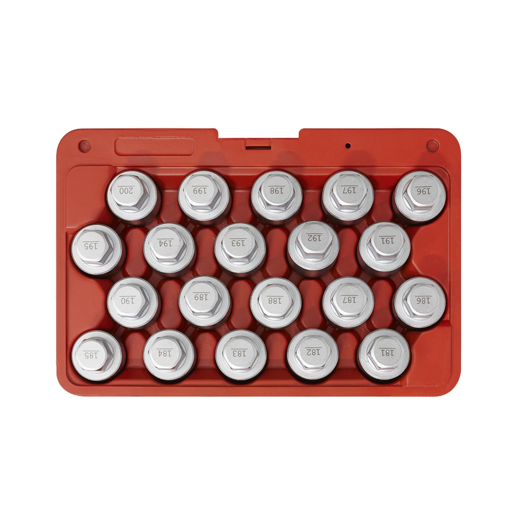 Sealey Locking Wheel Nut Key Set 20pc - Vauxhall-C - SX216