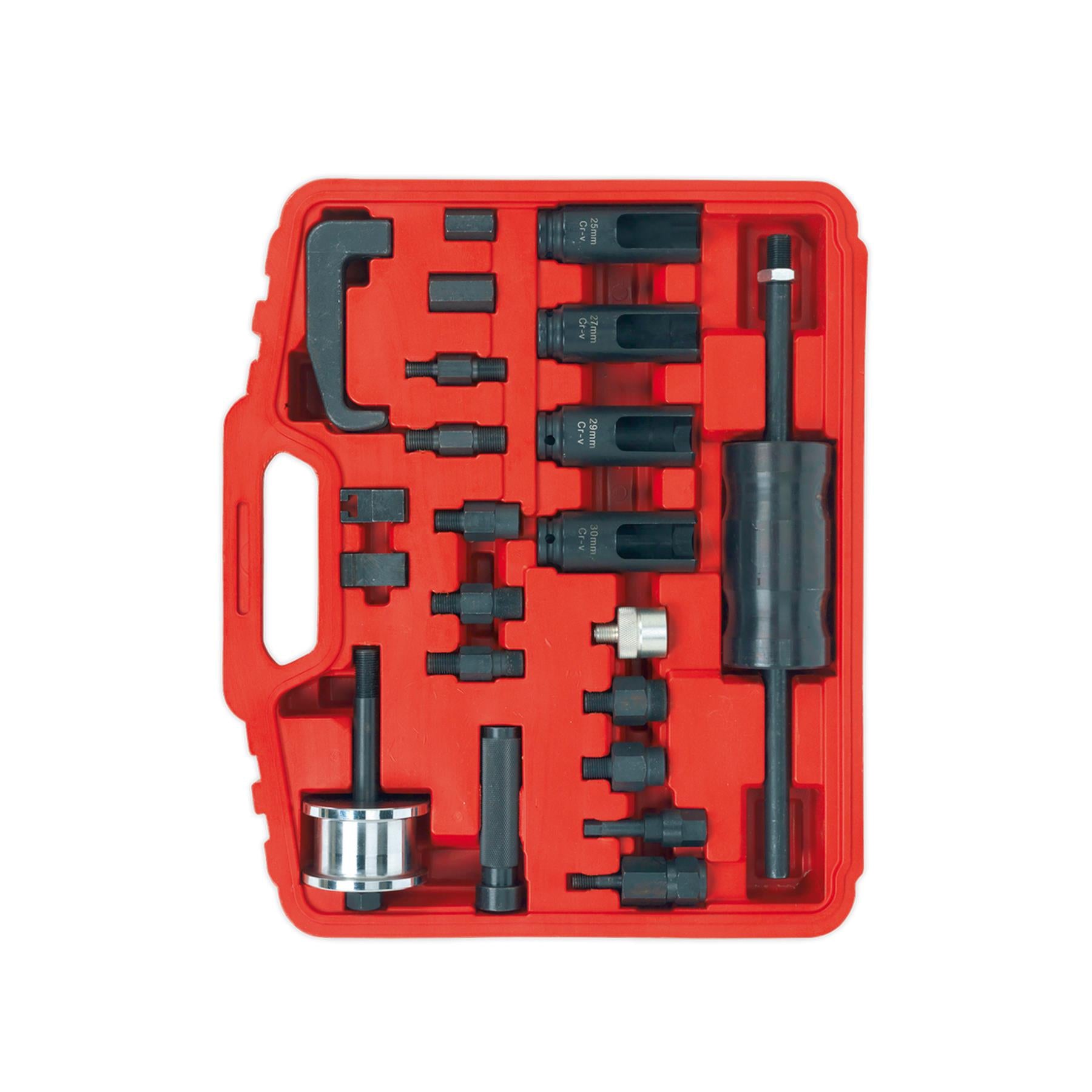 Sealey Diesel Injector Master Kit Keys & Deep Open Profile Sockets