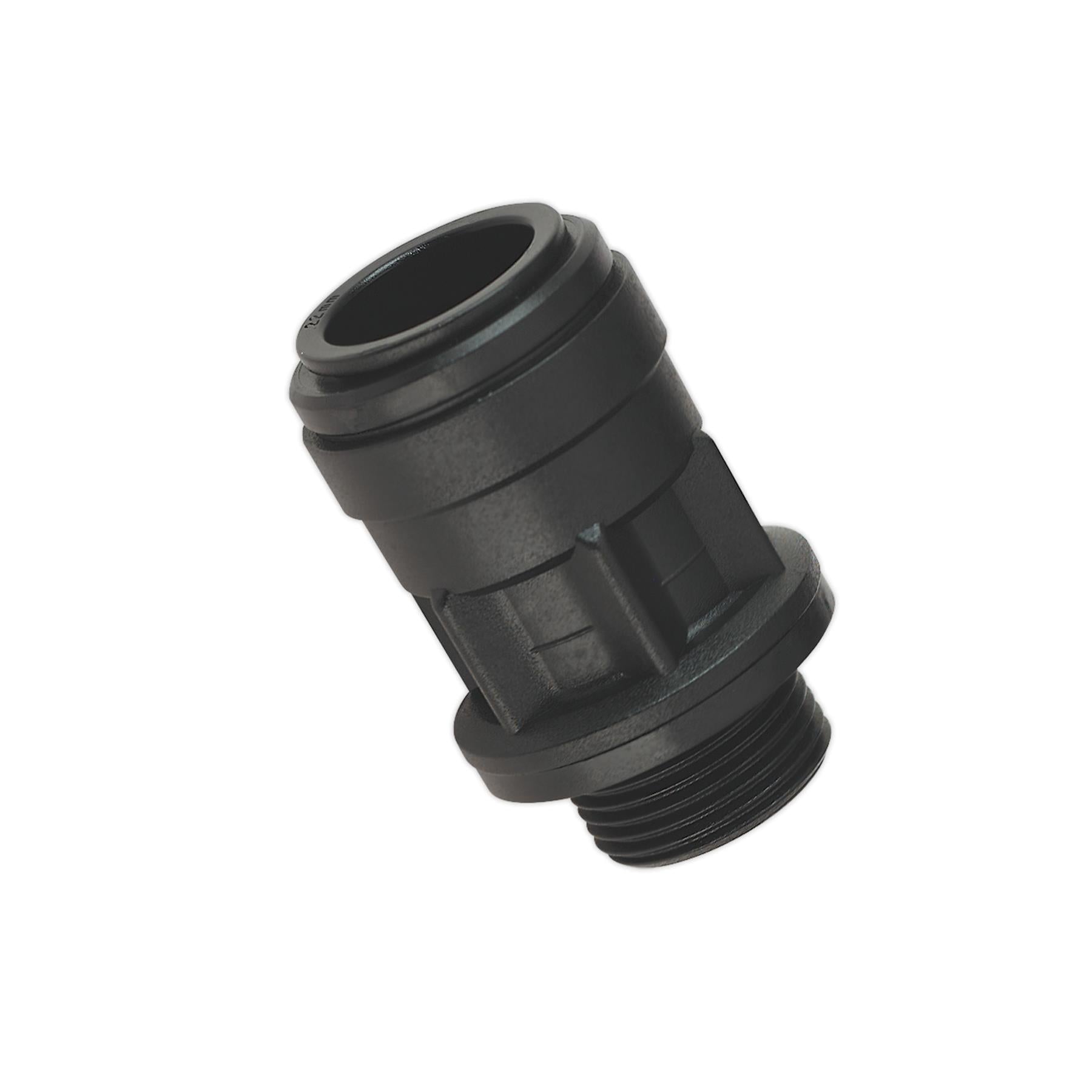 Sealey Straight Adaptor 22mm 3/4"BSP Pack of 2 (Speedfit-PM012216E)