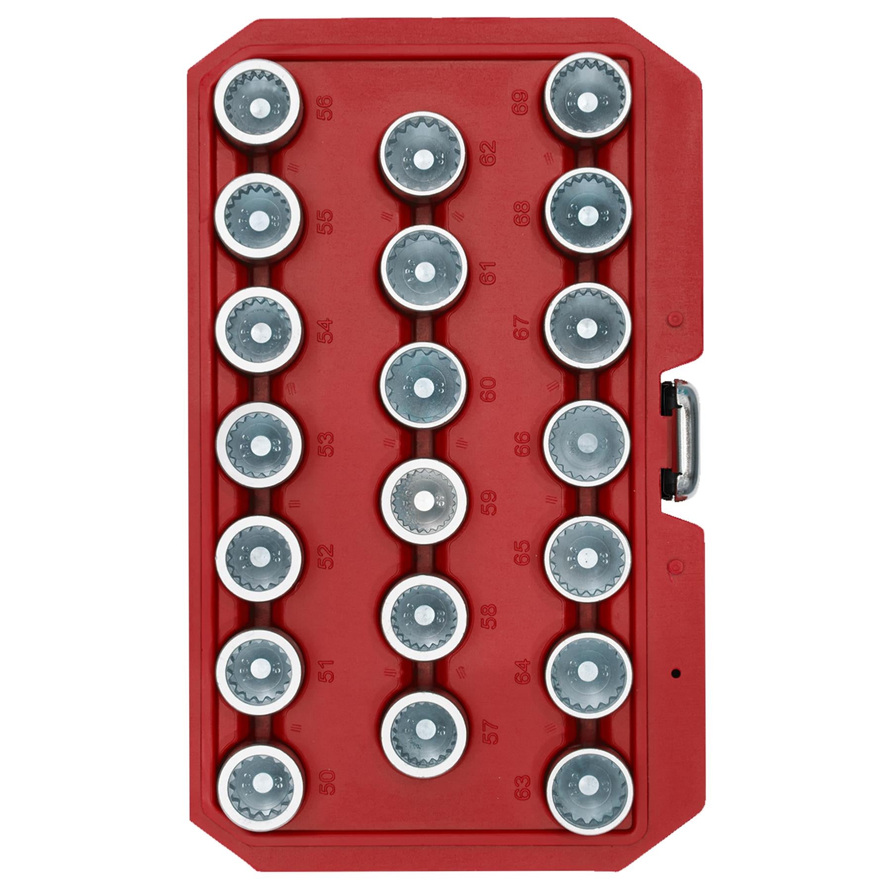 Sealey Locking Wheel Nut Key Set 20pc - Porsche