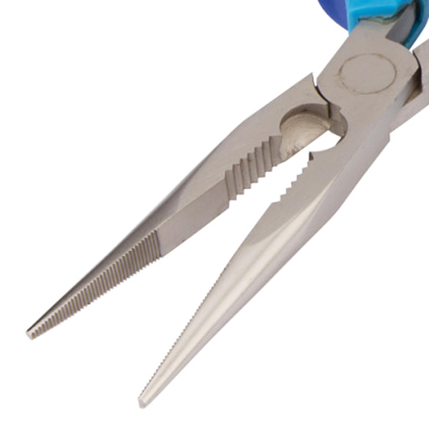 BlueSpot Professional Long Nose Pliers Needle Snipe Nosed Wire Cutters Tool