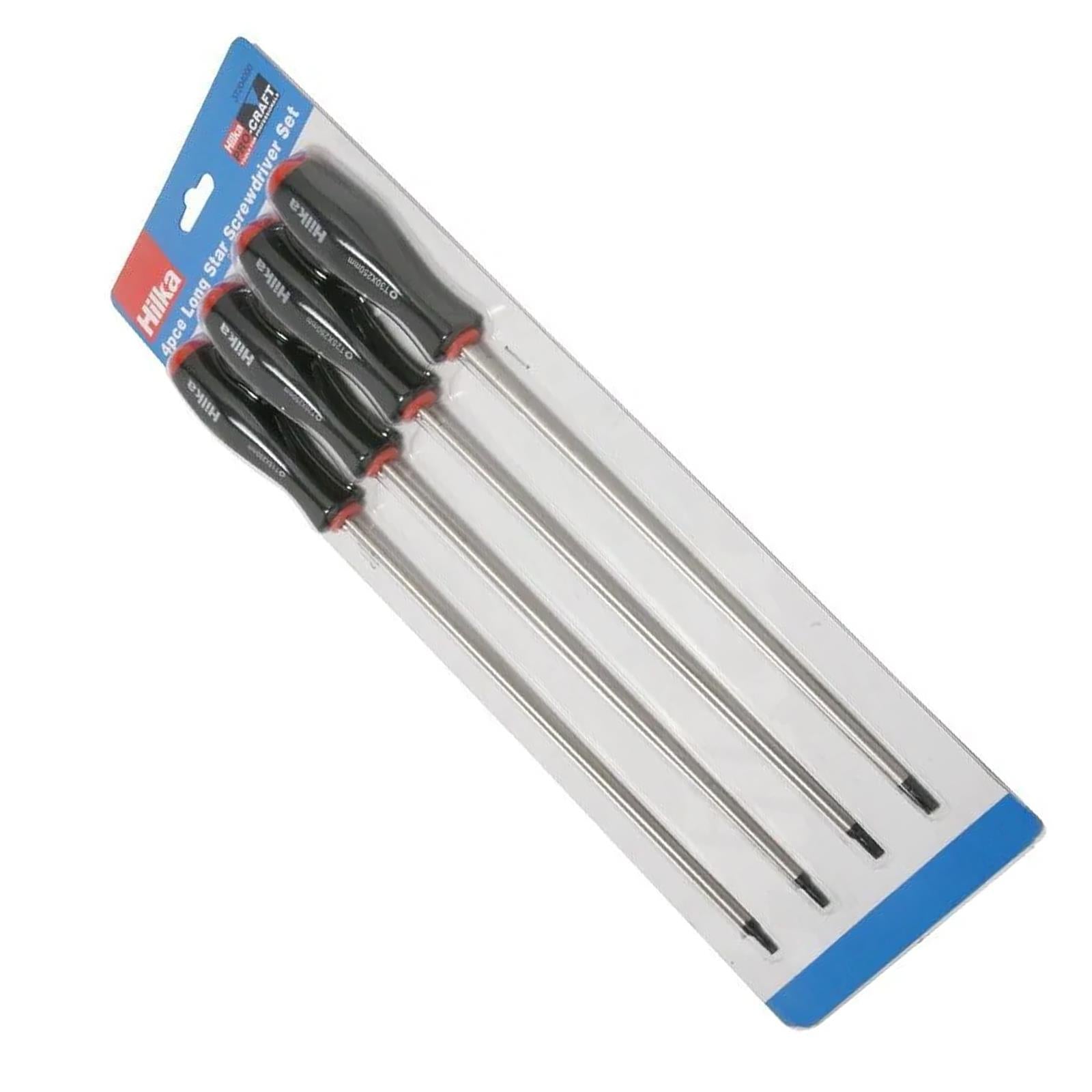 Torx Star Screwdriver Set Extra long 250mm T15 T20 T25 T30 Torx Screwdrivers