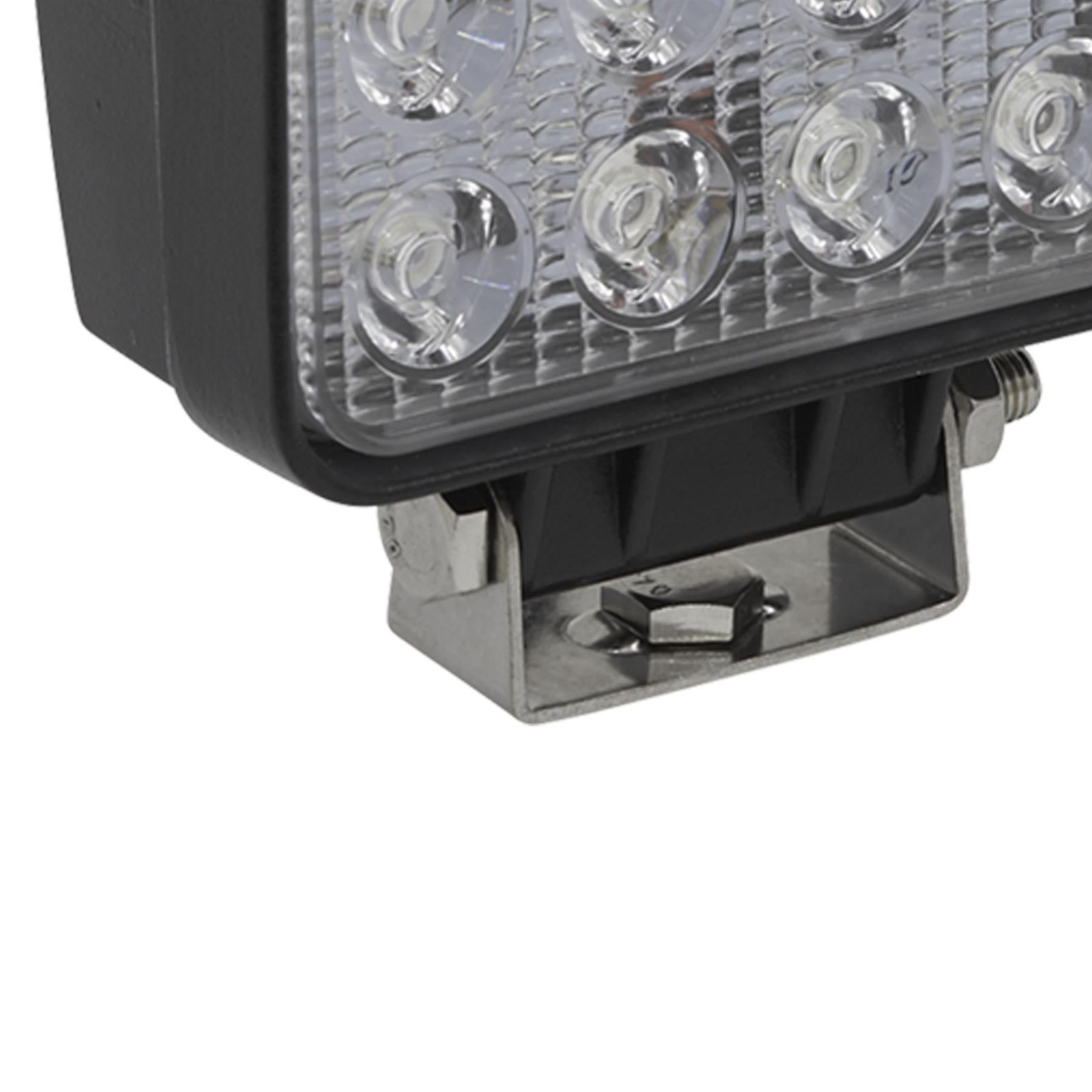 Sealey Square Work Light with Mounting Bracket 48W LED