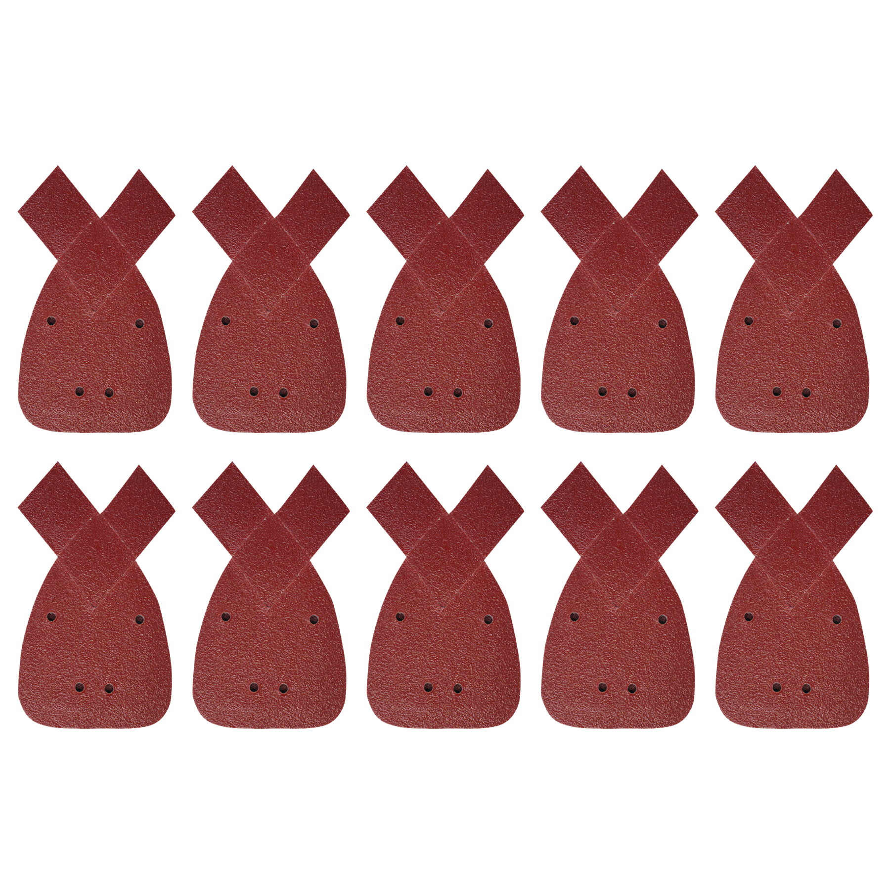 40 Grits Mouse Sanding Sheets Hook & Loop Sander Pads 4-Holes Sand Paper 40Pcs