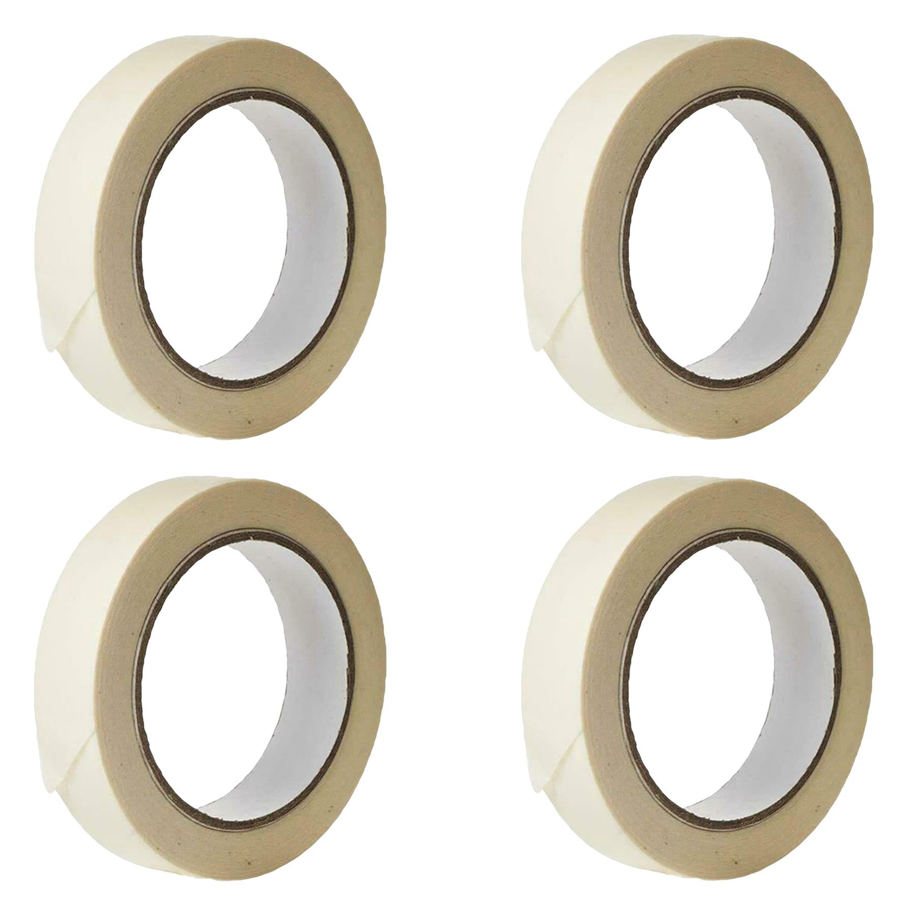 4PC PAINTING LOW TACK MASKING TAPE 24MM EASY TEAR