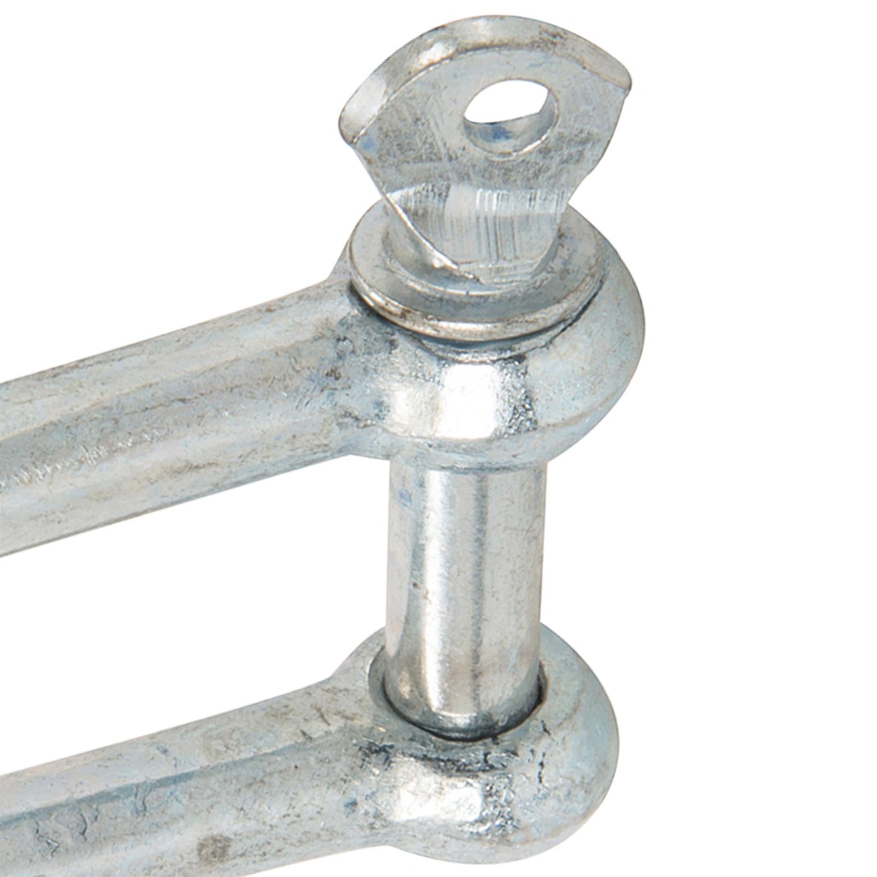 D Shackle M10 1pc Galvanised Steel Lifting Towing Rigging Pin Loop