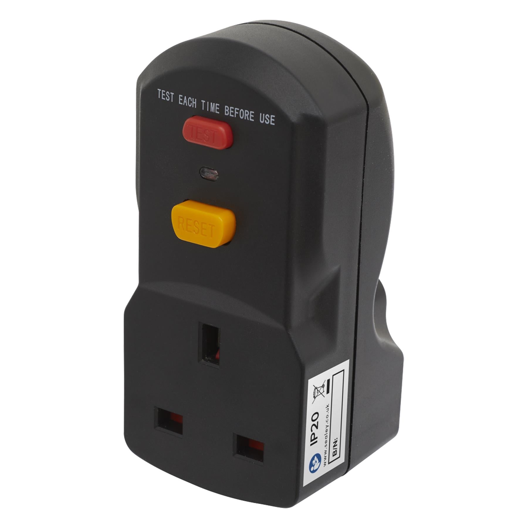 Sealey RCD Safety Adaptor 230V