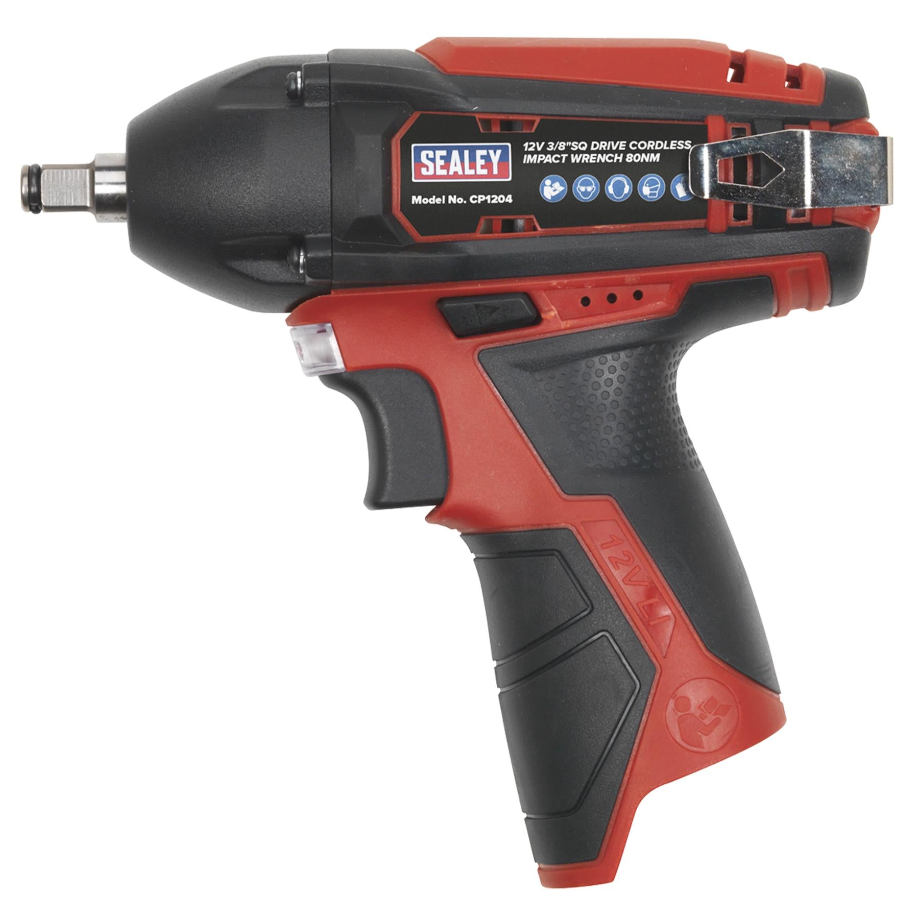 Sealey Impact Wrench 12V 3/8" Sq Drive 80Nm Body Only Garage Workshop