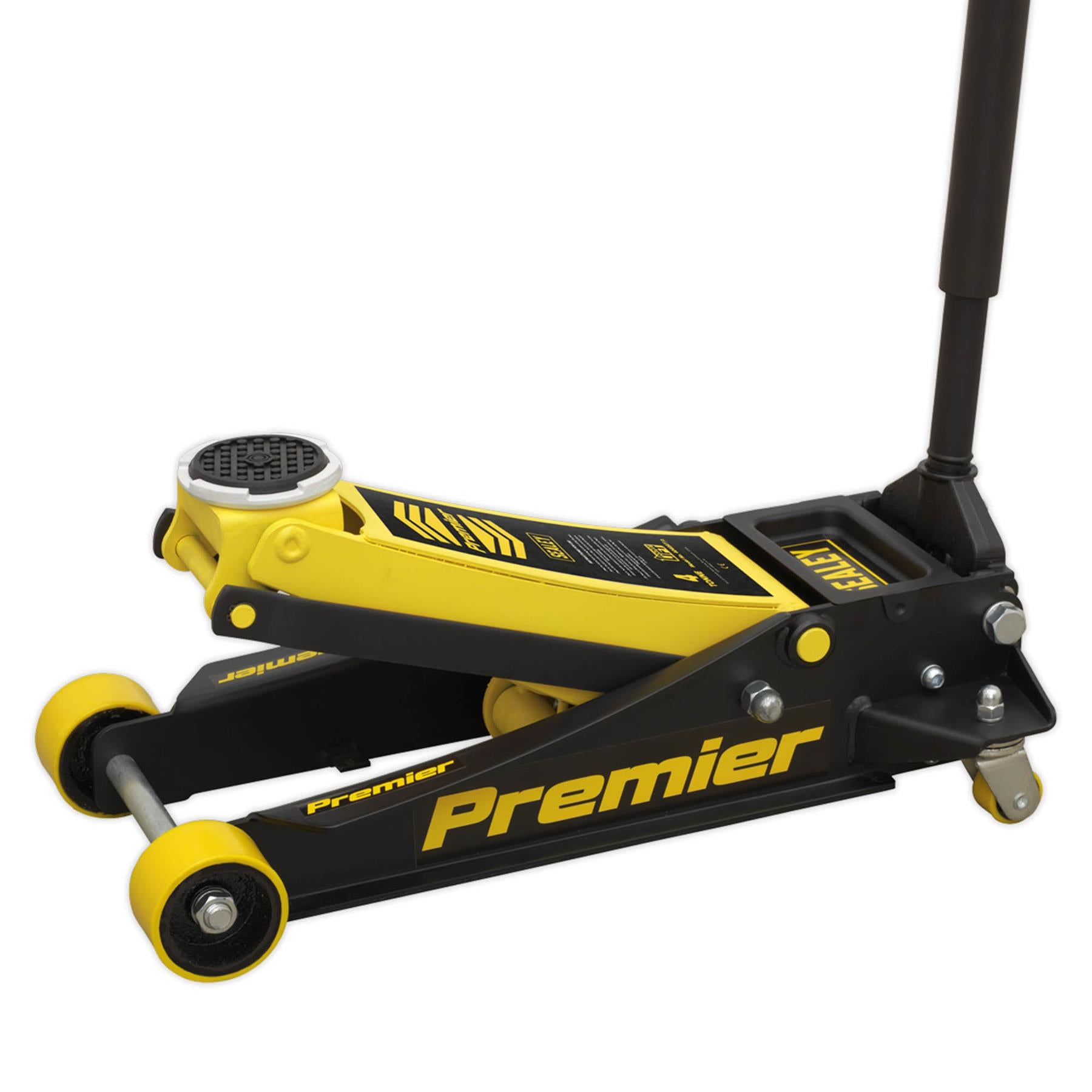Sealey Trolley Jack 4tonne Rocket Lift Yellow Garage Workshop DIY