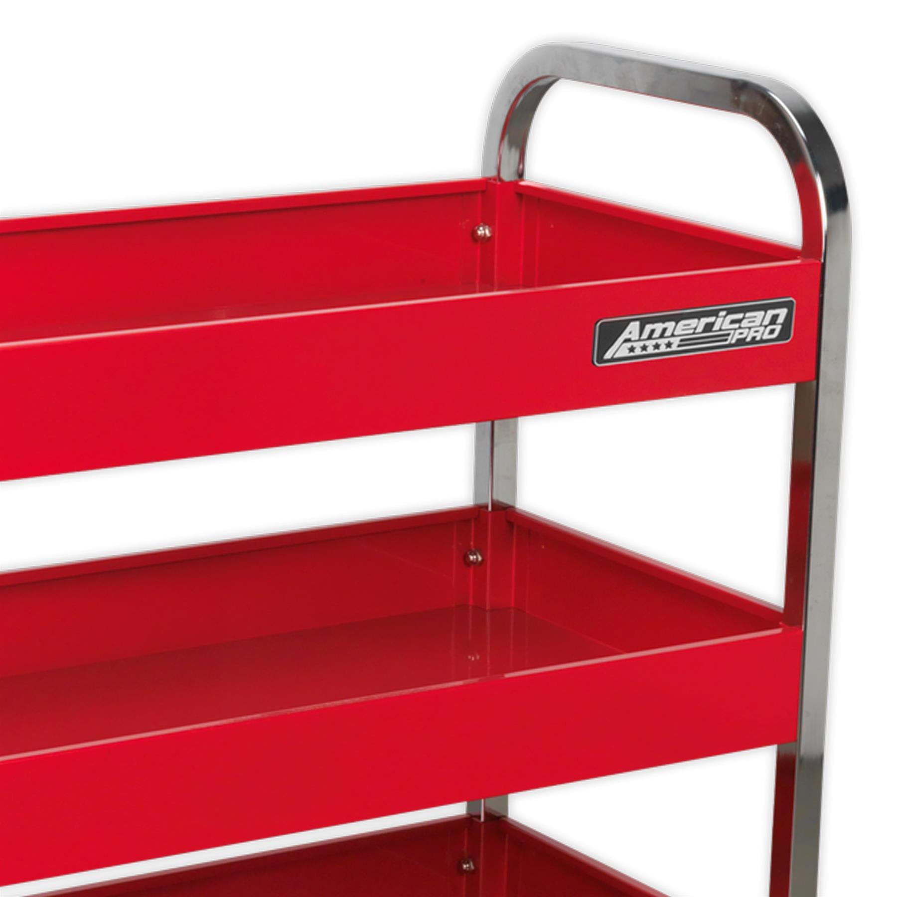Sealey Trolley 3-Level Heavy-Duty 50kg capacity per shelf