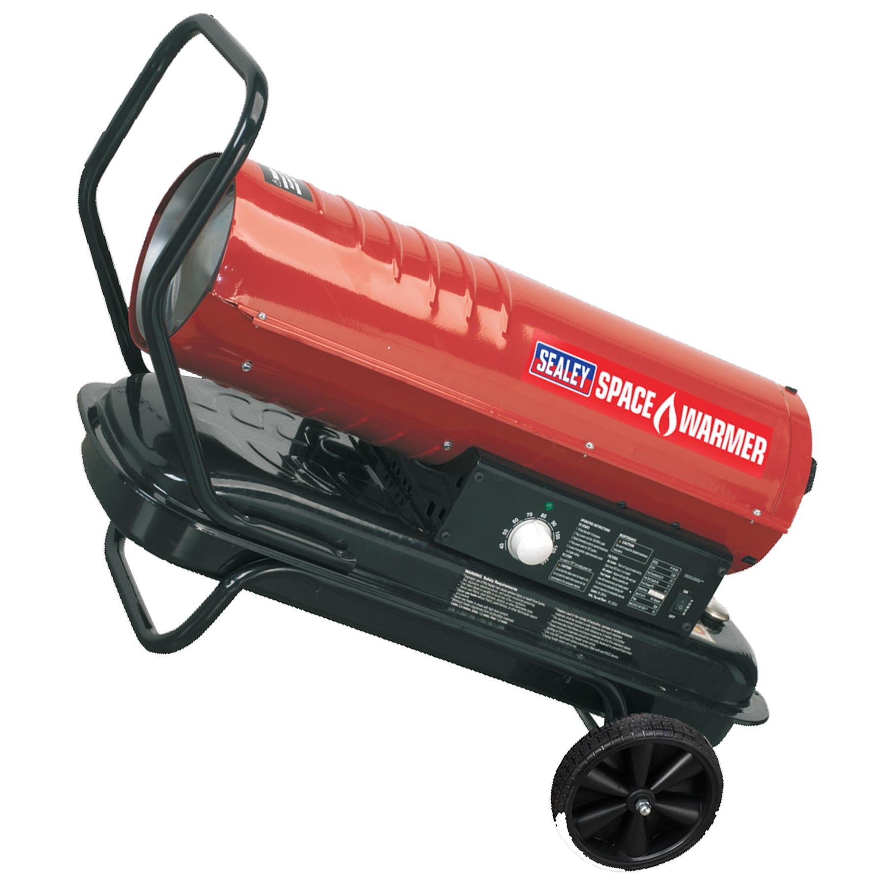 Sealey Space Warmer Kerosene/Diesel 70,000Btu/hr with Wheels