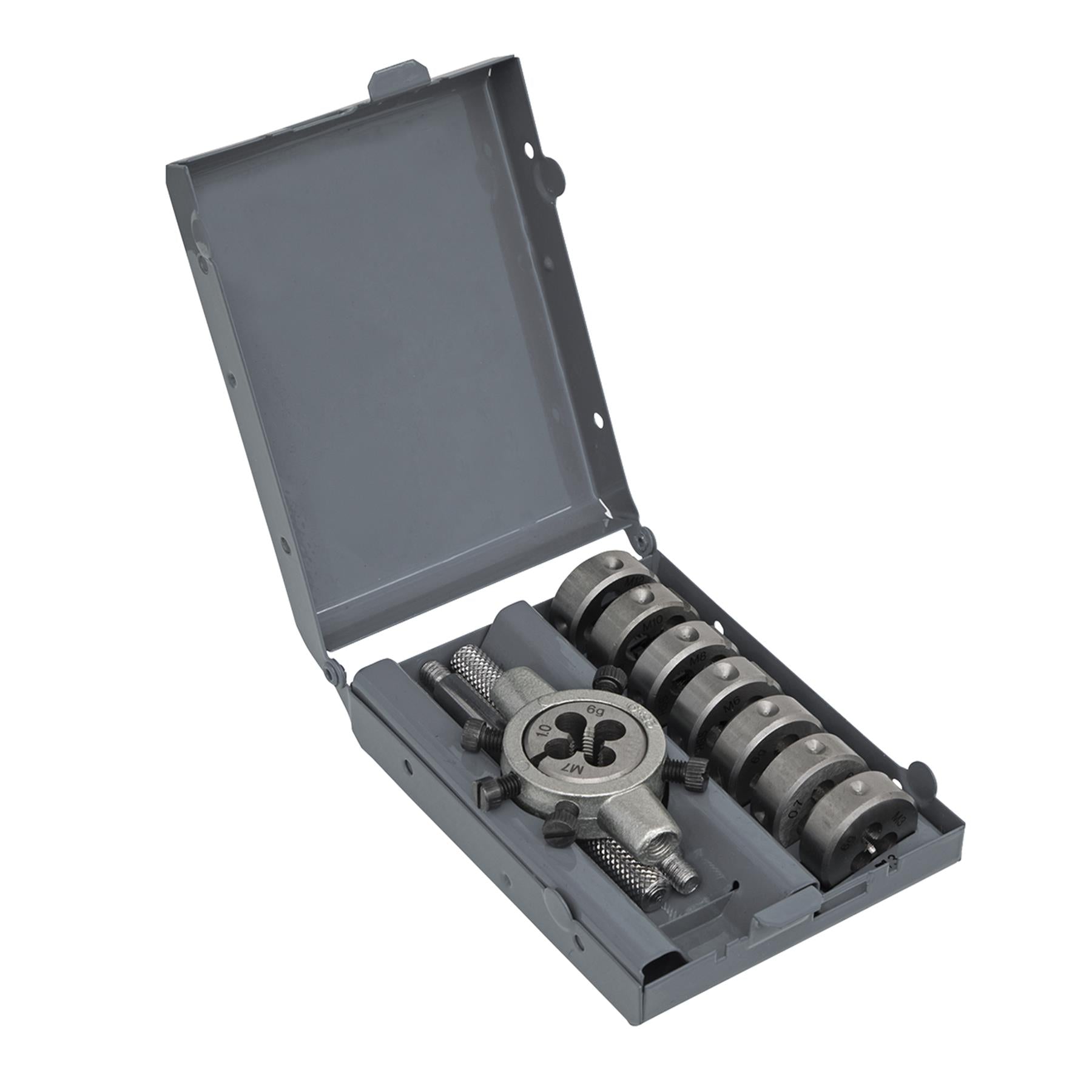 Sealey Tools AK3009 9 Piece Split Die Set M3 - M12 (Threading)