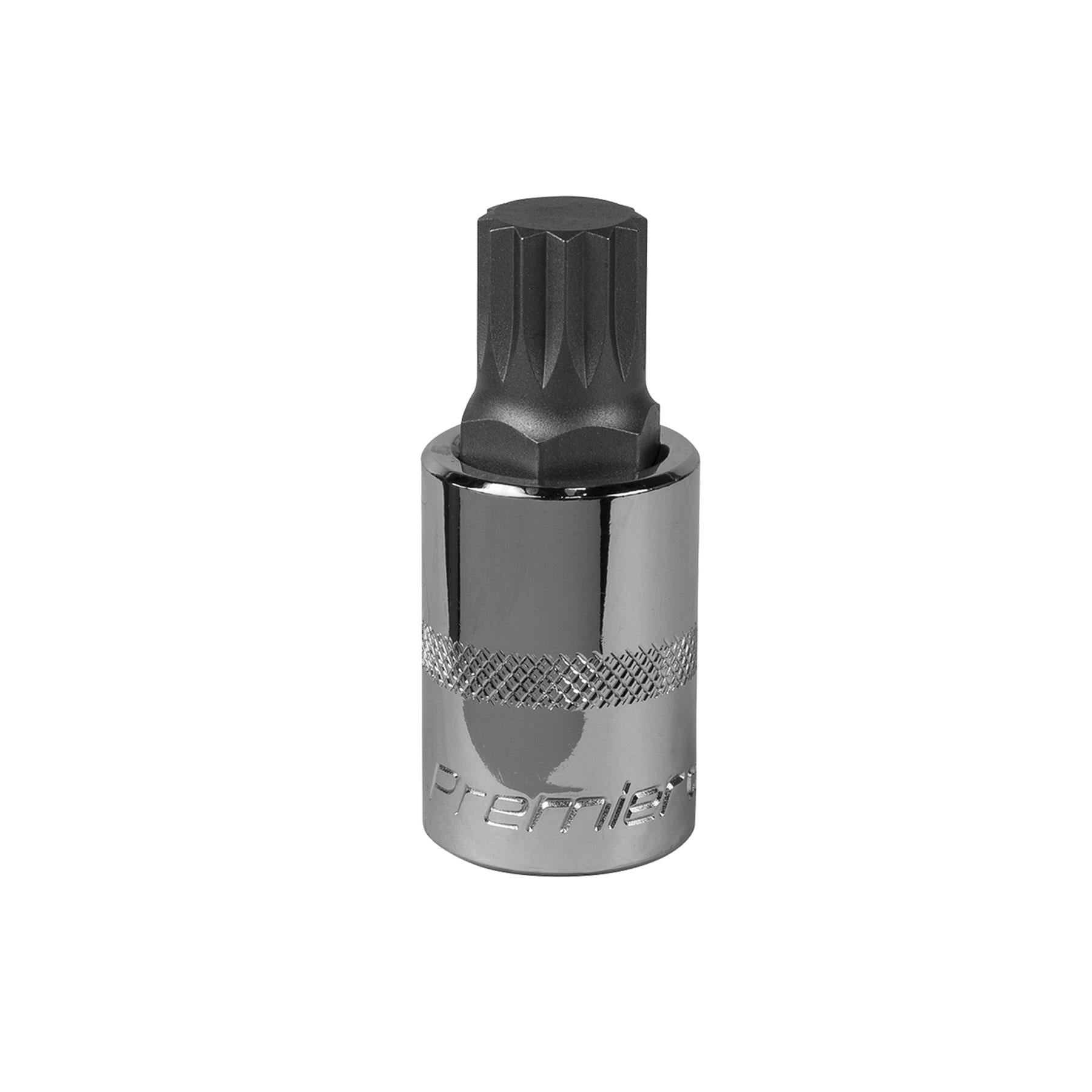 Sealey Spline Socket Bit M10 3/8"Sq Drive Chrome Vanadium Steel