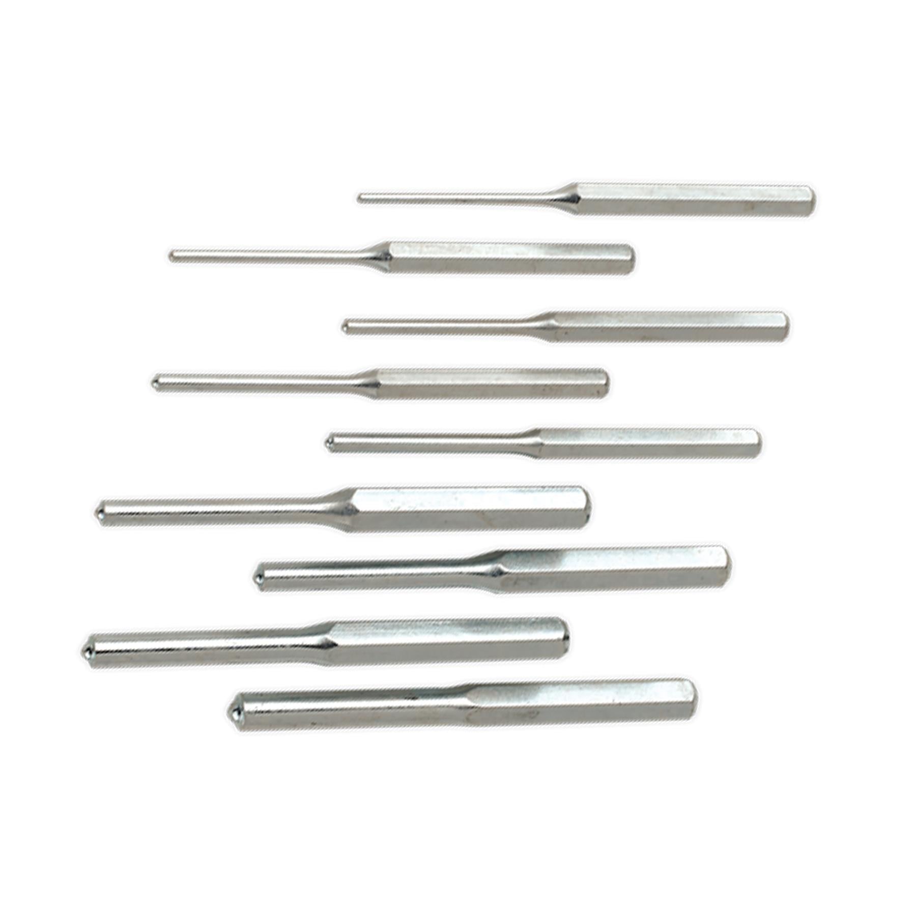Sealey Roll Pin Punch Set 9pc 1/8-1/2" Imperial