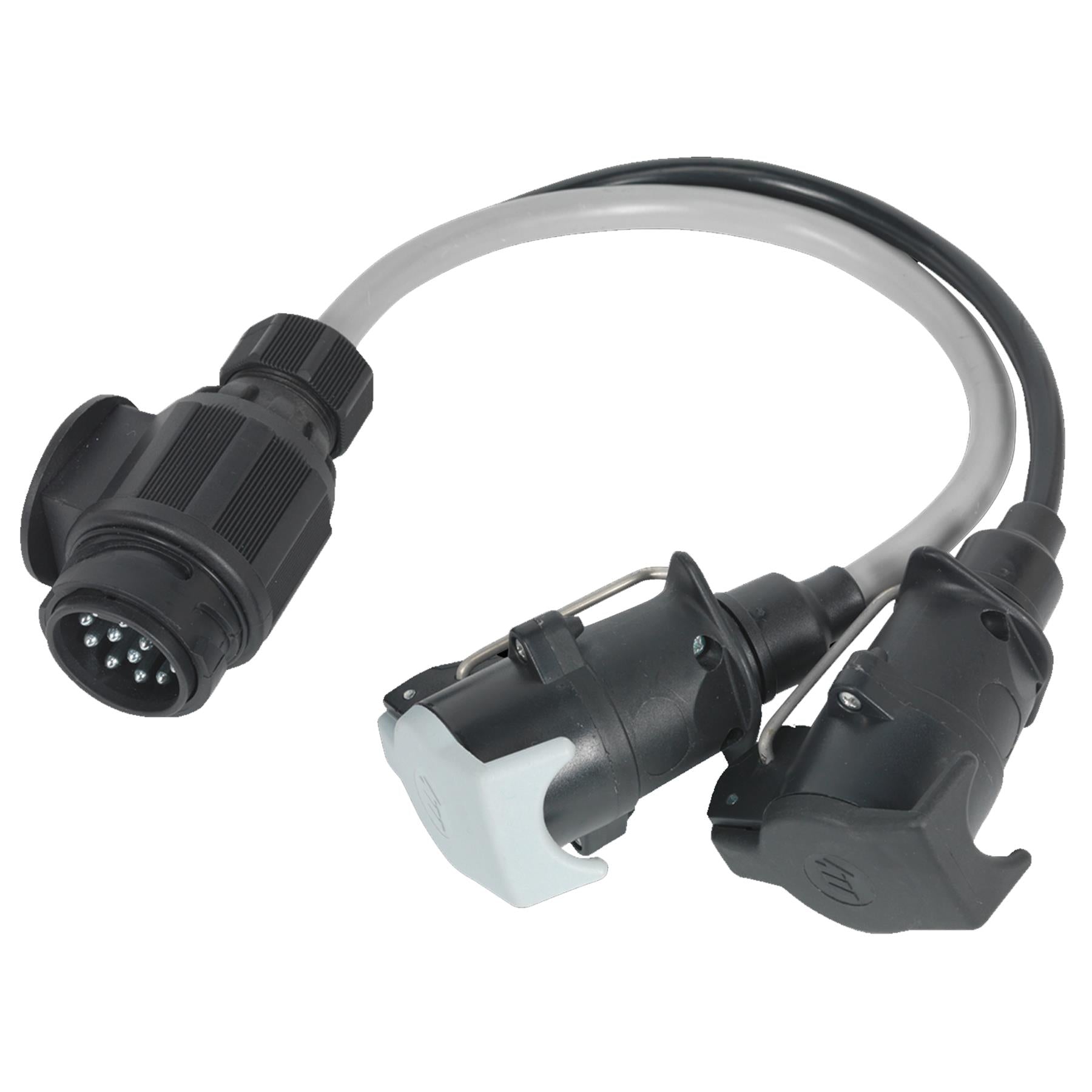 Sealey Conversion Lead 13-Pin Euro to 7-Pin N & S Type Plugs 12V