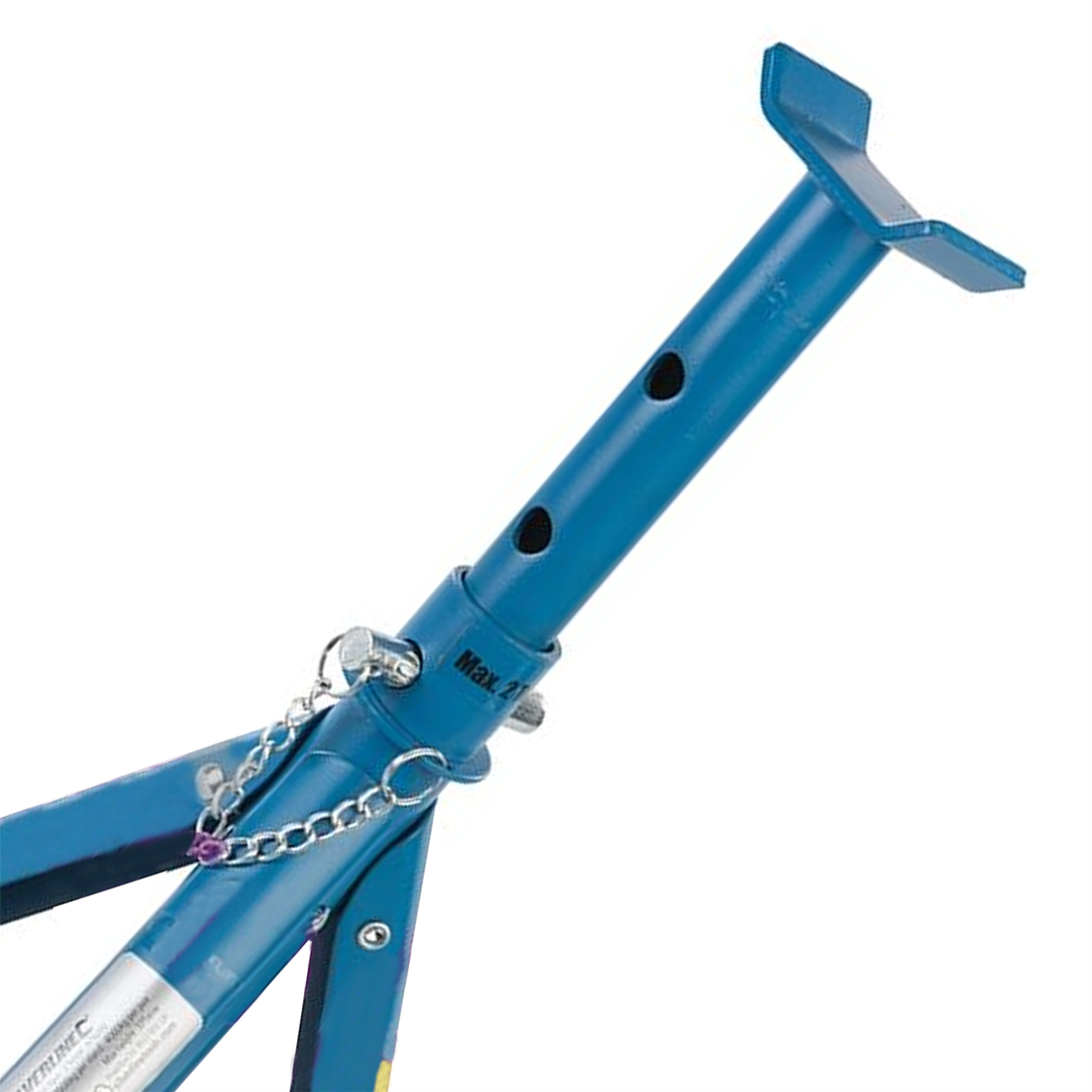 Folding Axle Stand Set 2Pc 2Tonne Strong Rust Resistant And Powder Coated