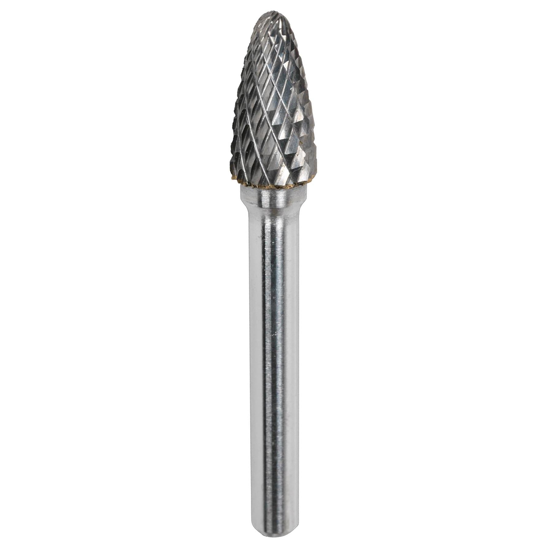 Sealey Tungsten Carbide Rotary Burr Arc Round Nose 10mm