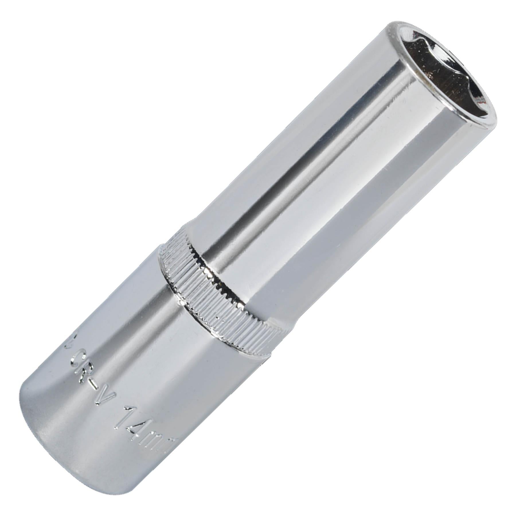 Sealey WallDrive Socket 14mm Deep 1/2"Sq Drive Fully Polished