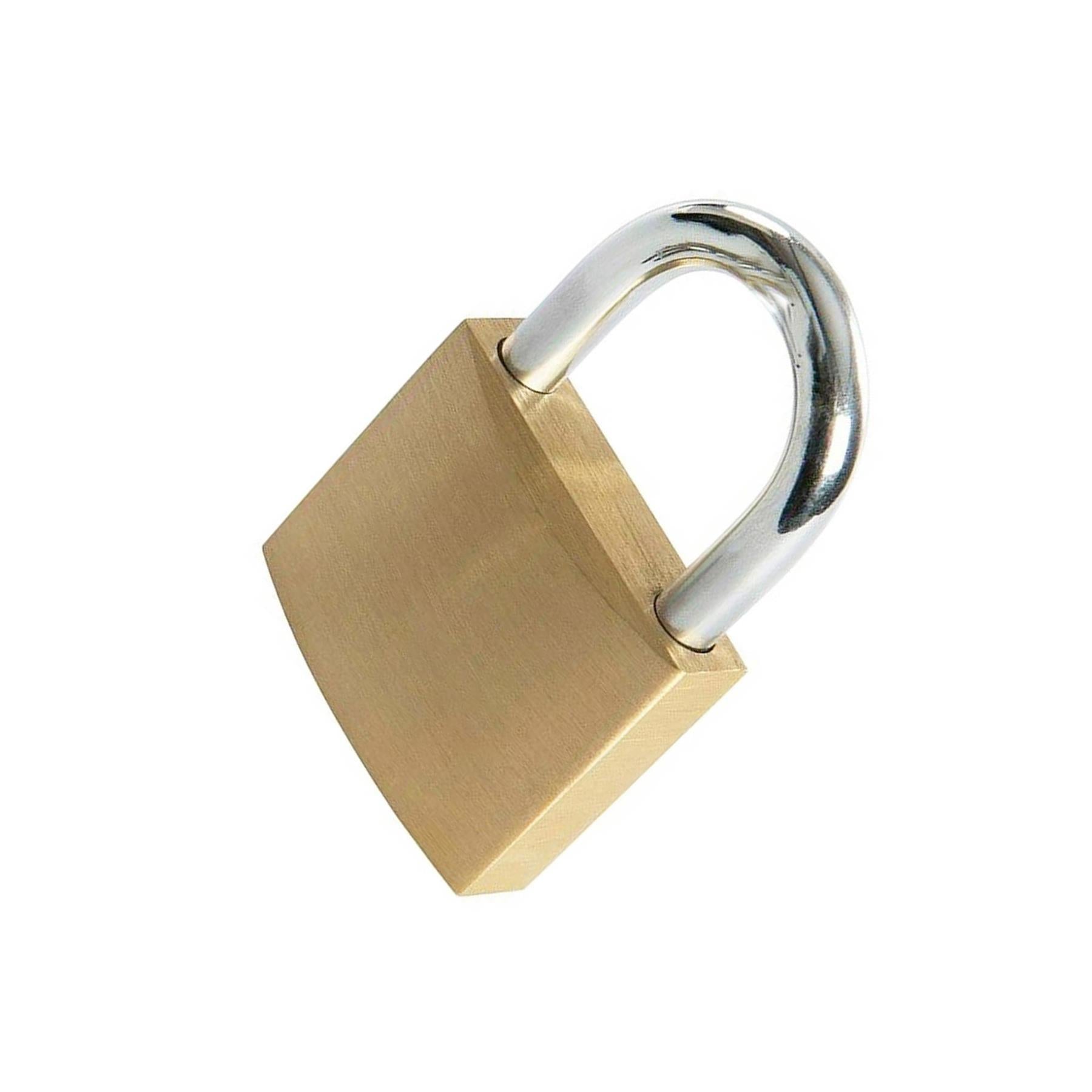 Security 20mm Brass Padlock Luggage Lock Travel Suitcase 6 Pcs