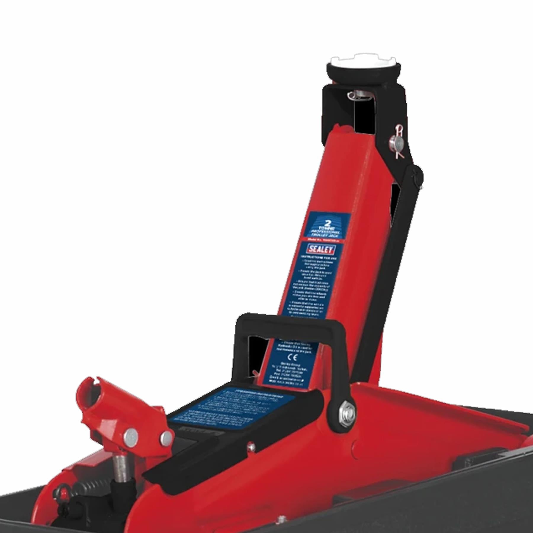 Sealey Trolley Jack 2tonne Short Chassis with Storage Case